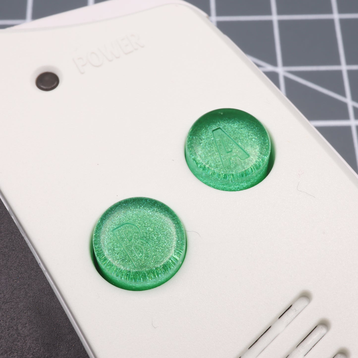 Game Boy Advance - Custom Buttons - Lime Candy