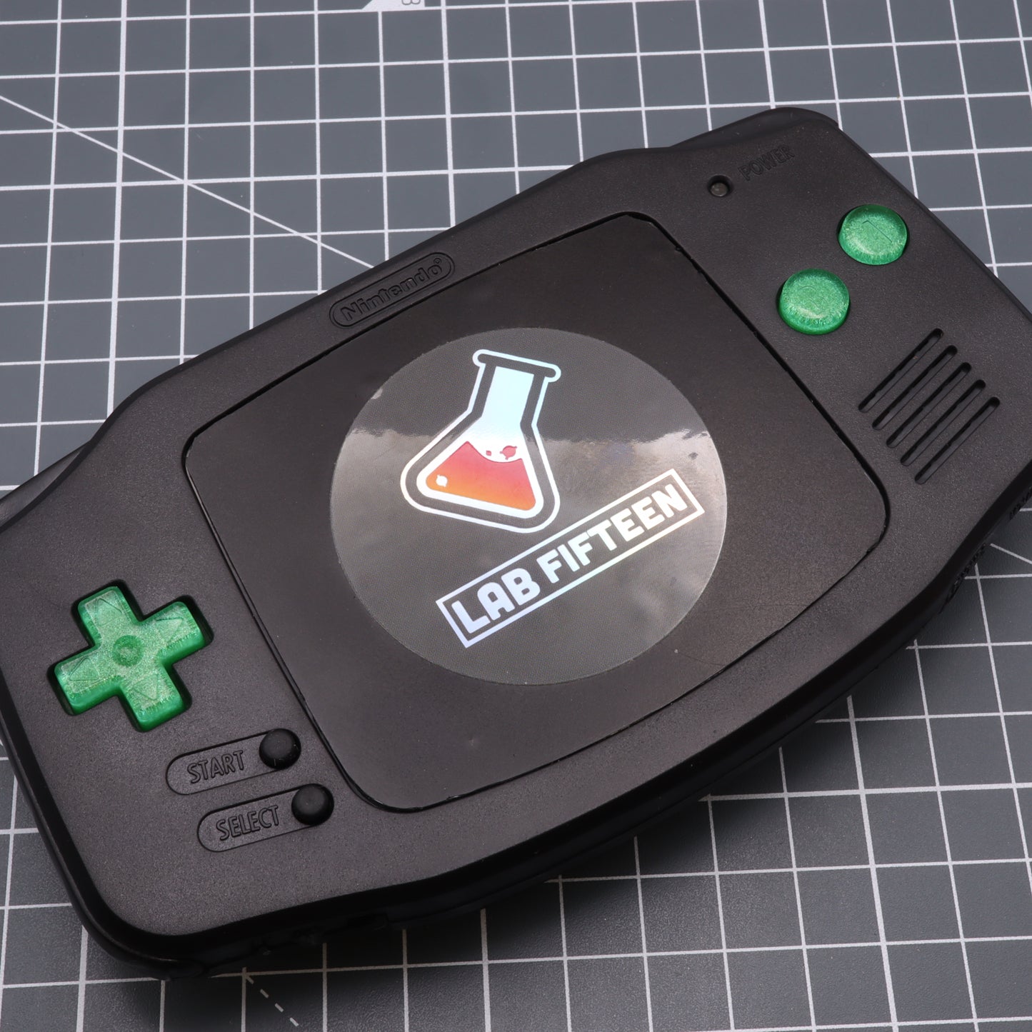 Game Boy Advance - Custom Buttons - Lime Candy