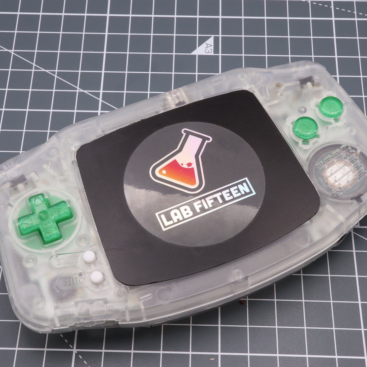 Game Boy Advance - Custom Buttons - Lime Candy