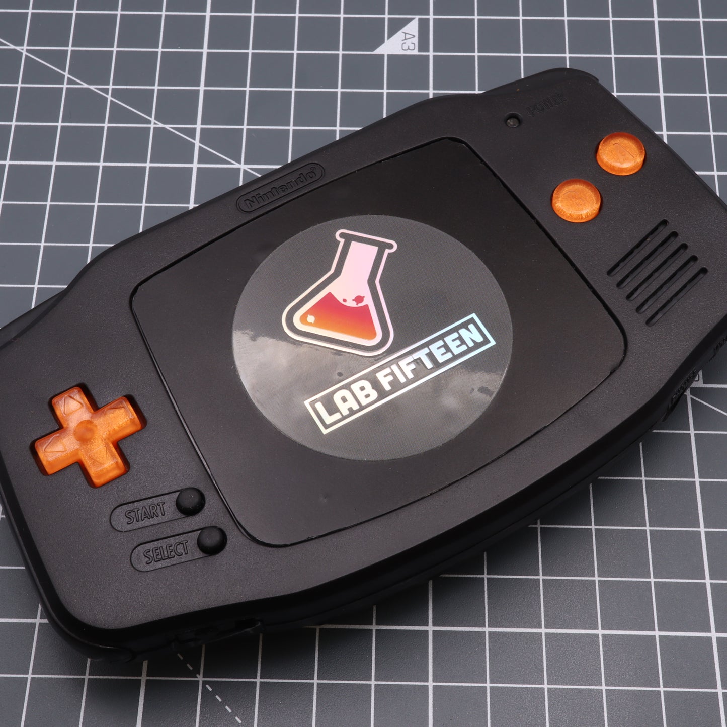 Game Boy Advance - Custom Buttons - Orange Candy