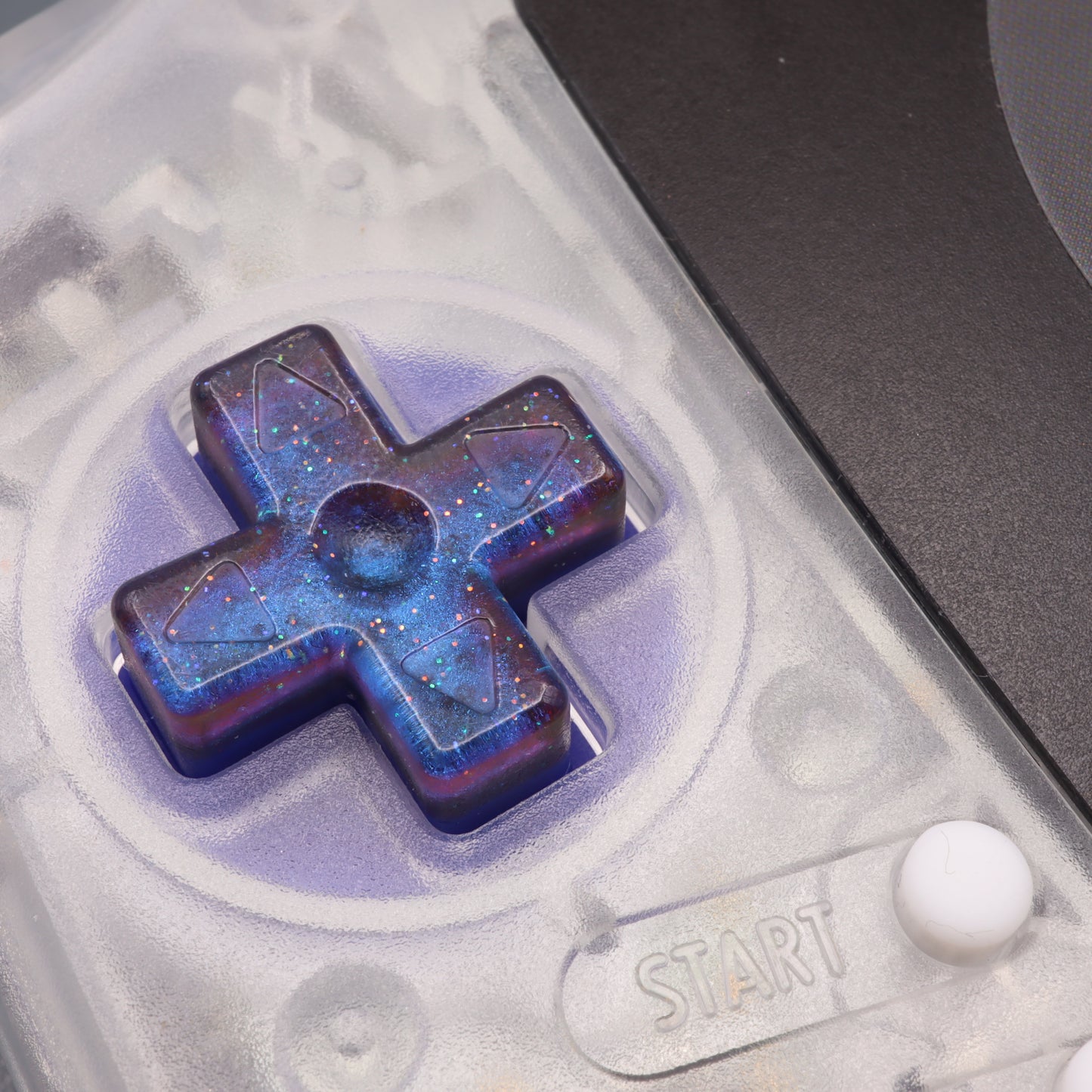 Game Boy Advance - Custom Buttons - Cosmic Blue