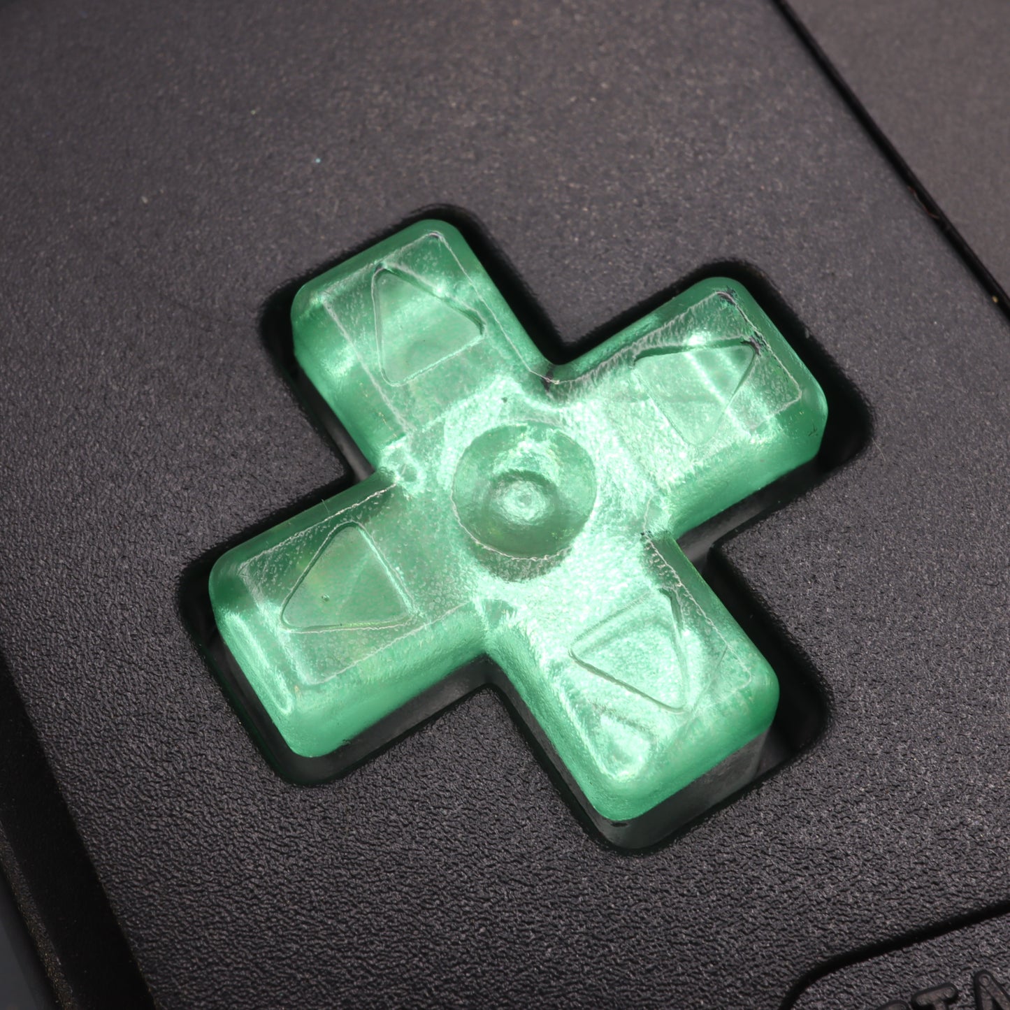 Game Boy Advance - Custom Buttons - Chrome Green