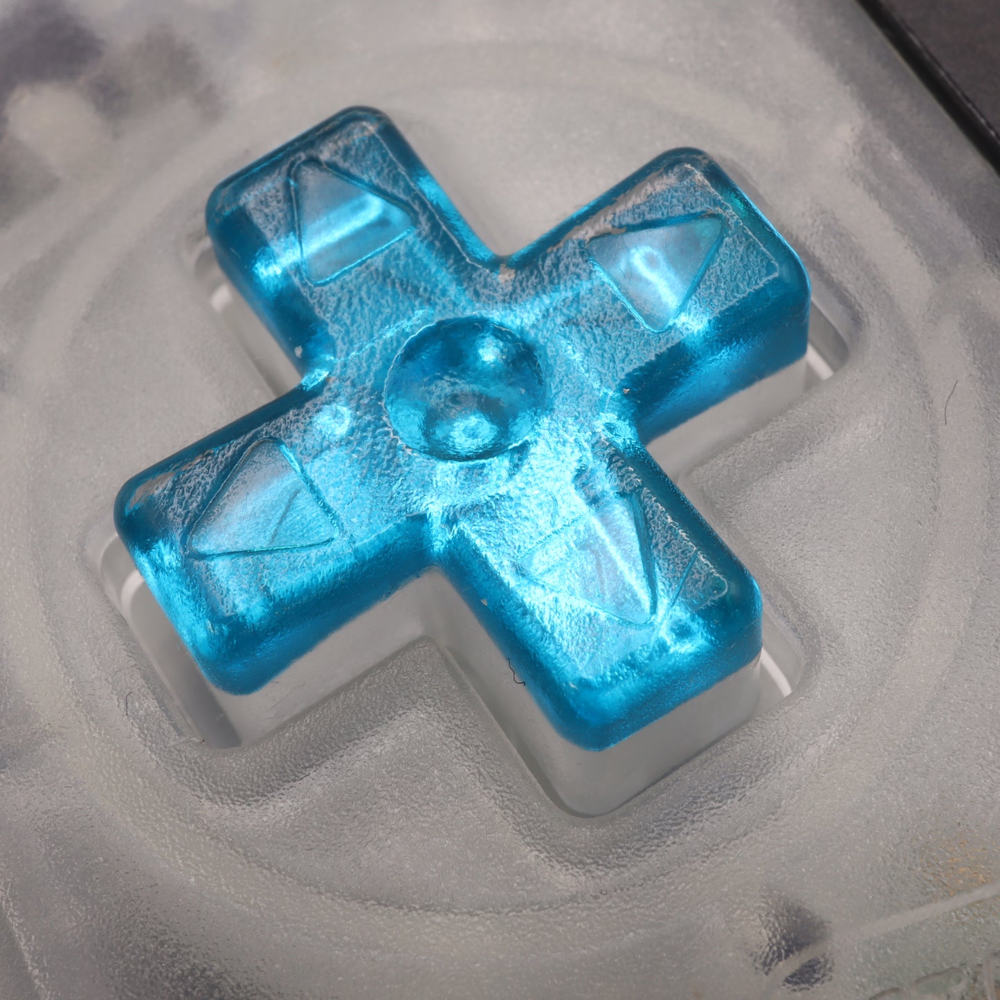Game Boy Advance - Custom Buttons - Chrome Blue