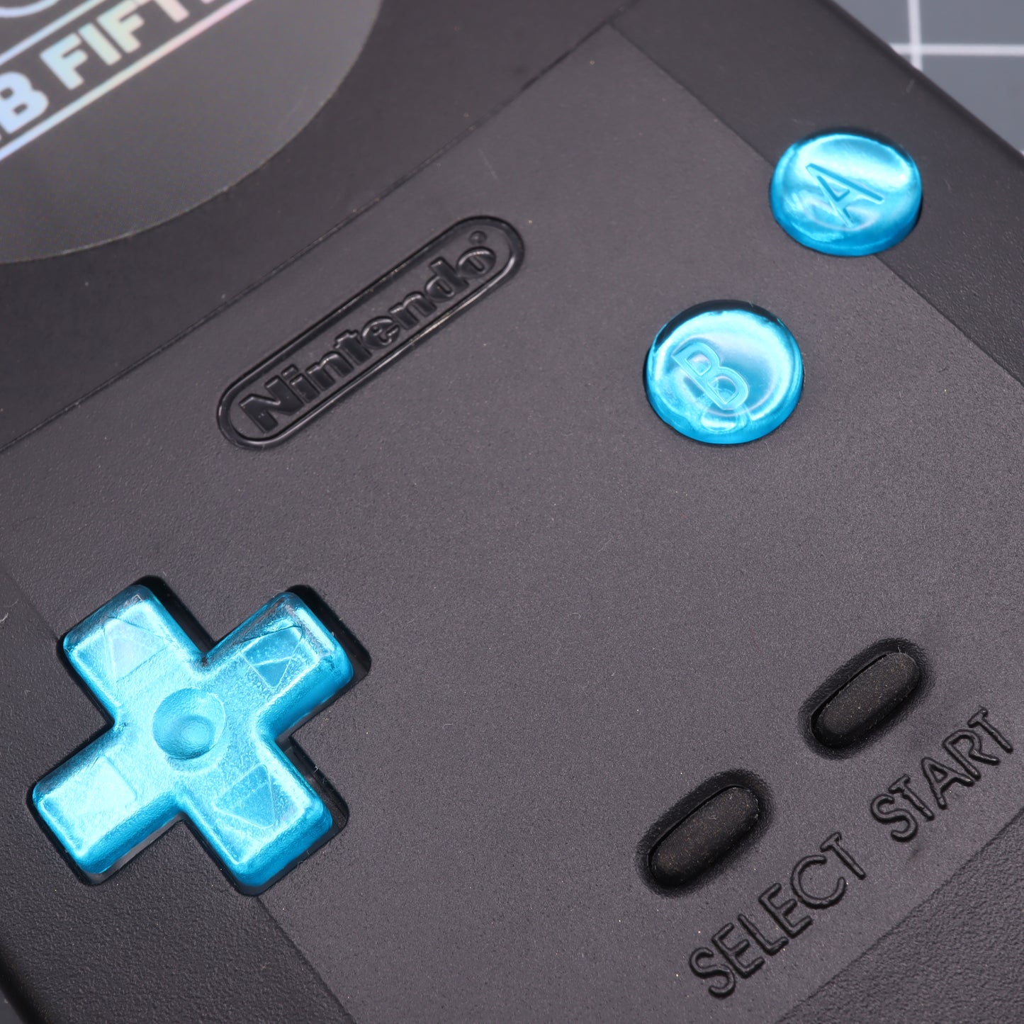 Game Boy Color - Custom Button - Chrome Blue