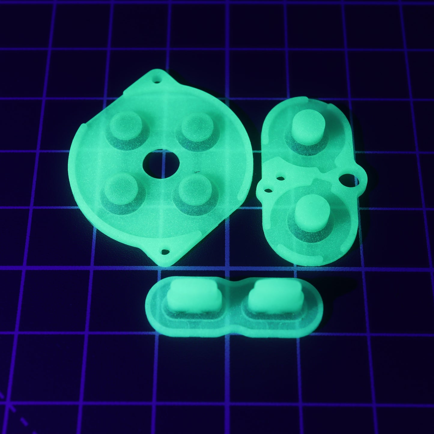 Game Boy Color - Silicone - GITD Green