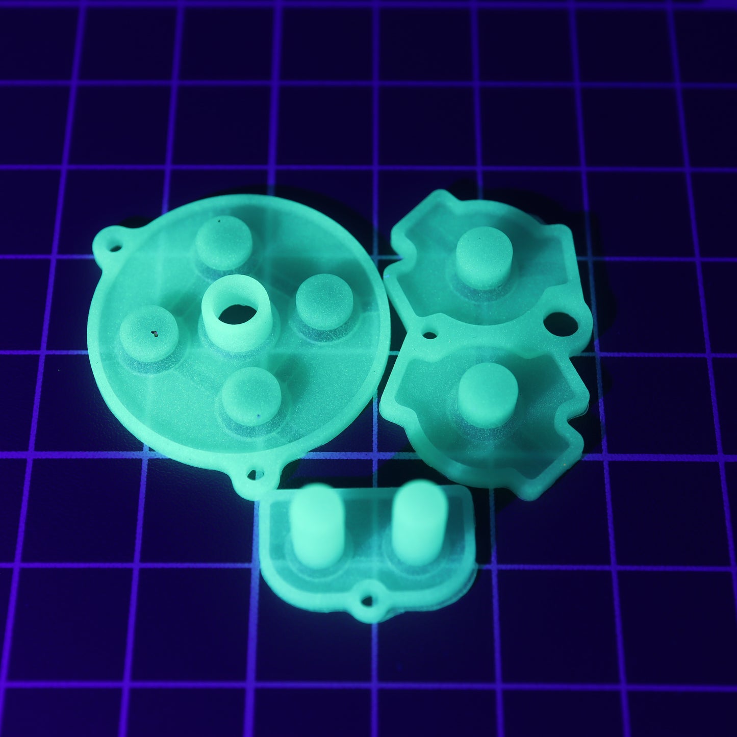 Game Boy Advance - Silicone - GITD Green