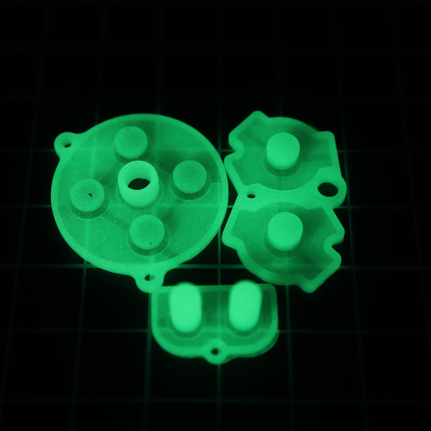 Game Boy Advance - Silicone - GITD Green