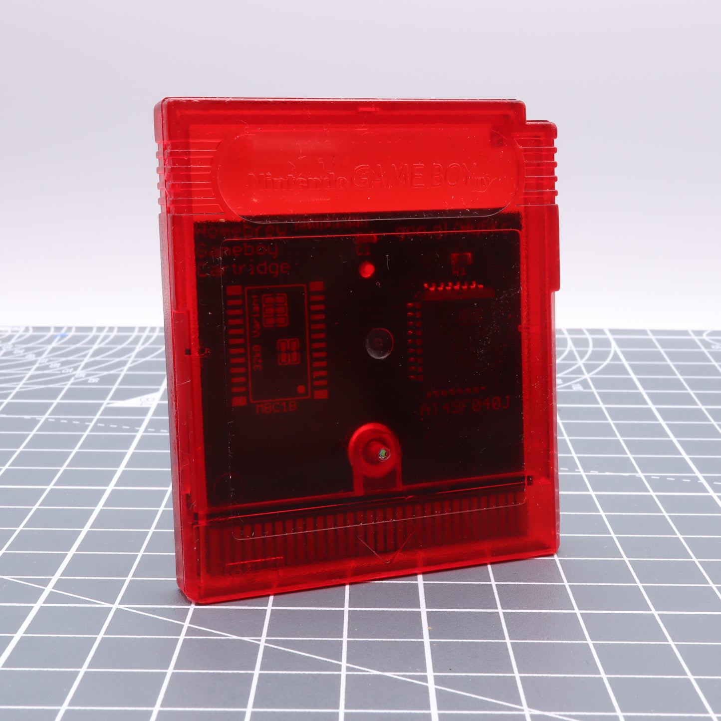 Game Boy - Resin Cart - Transparent Red