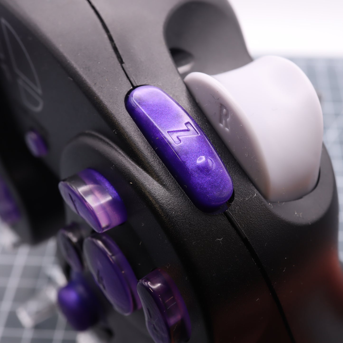 GameCube - Custom Button - Grape Candy