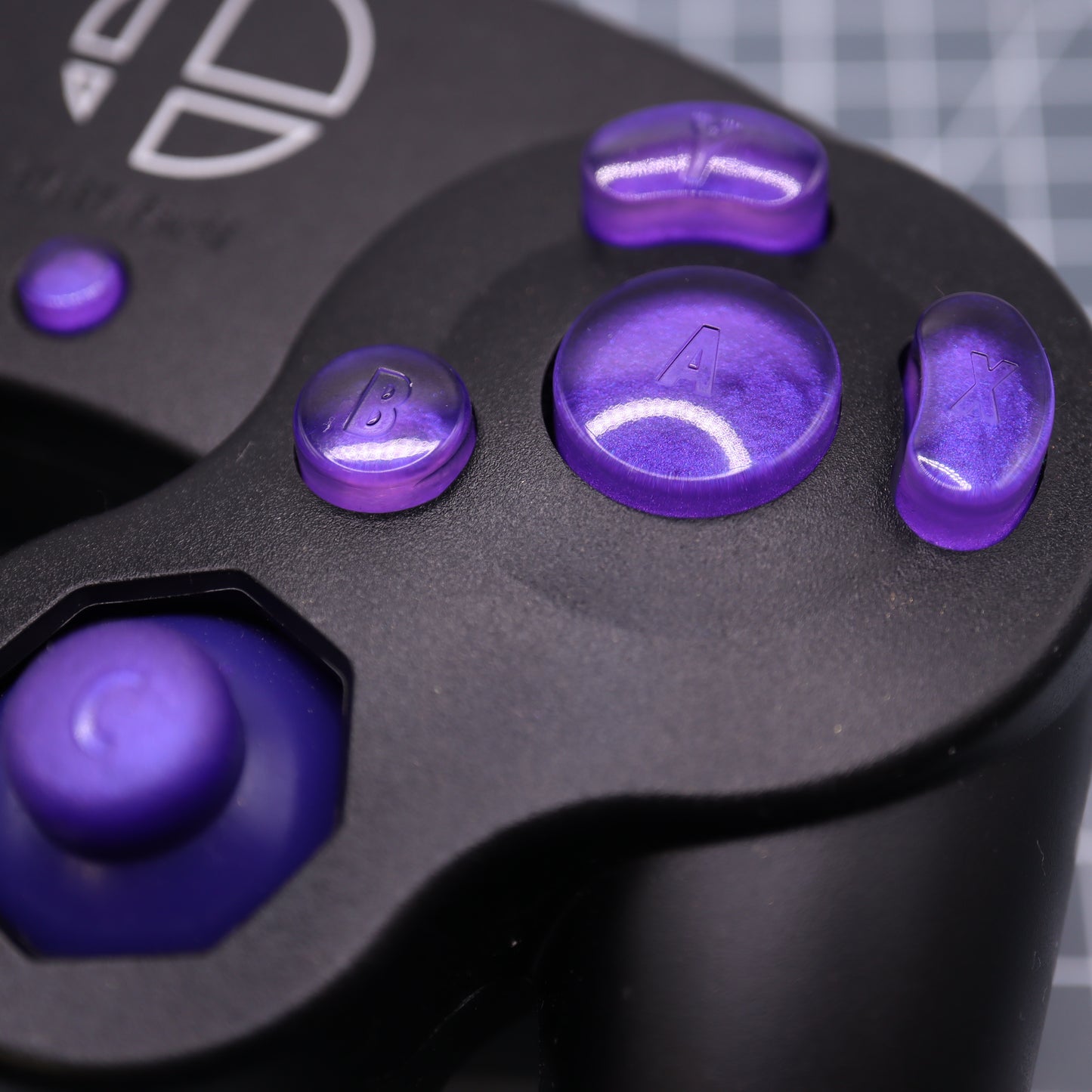 GameCube - Custom Button - Grape Candy