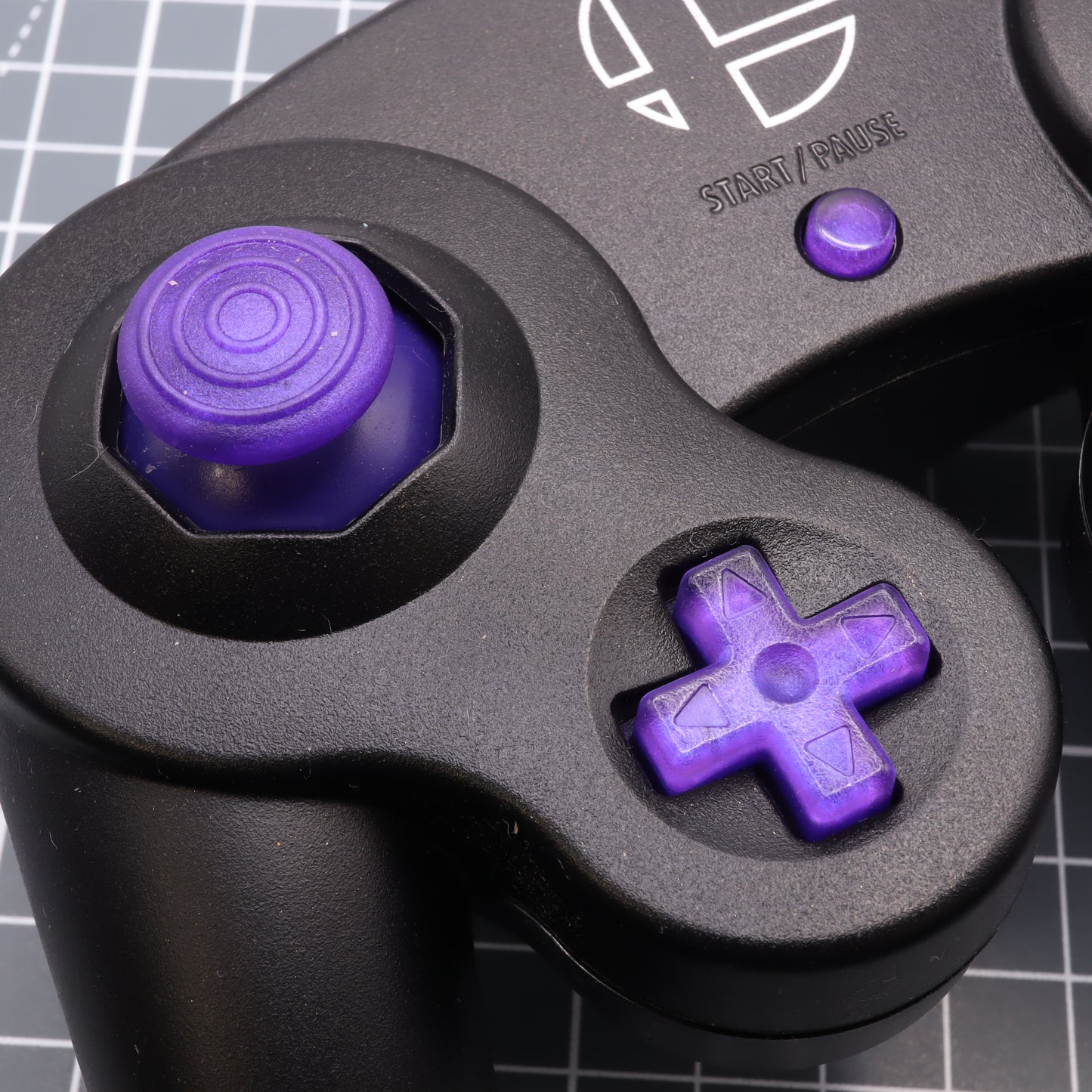 GameCube - Custom Button - Grape Candy