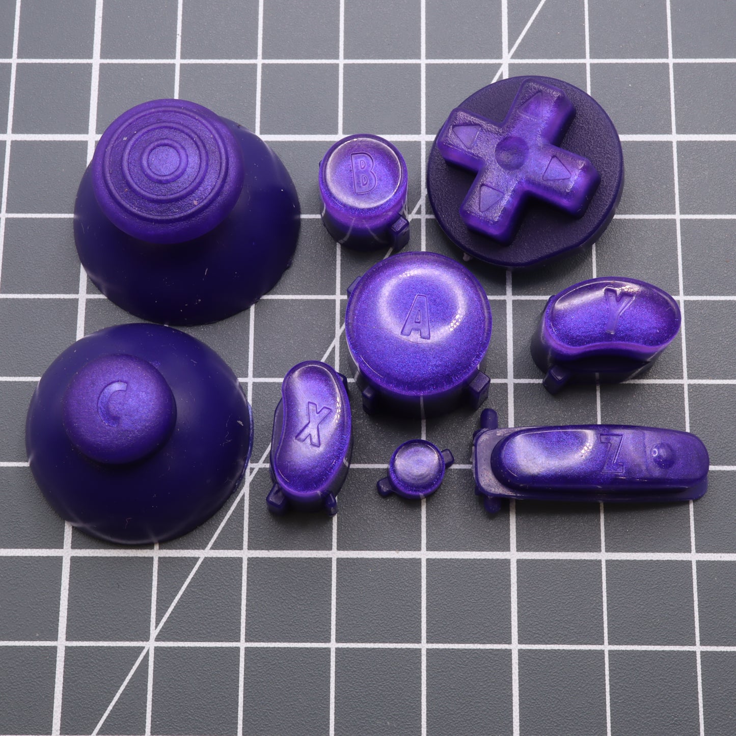 GameCube - Custom Button - Grape Candy