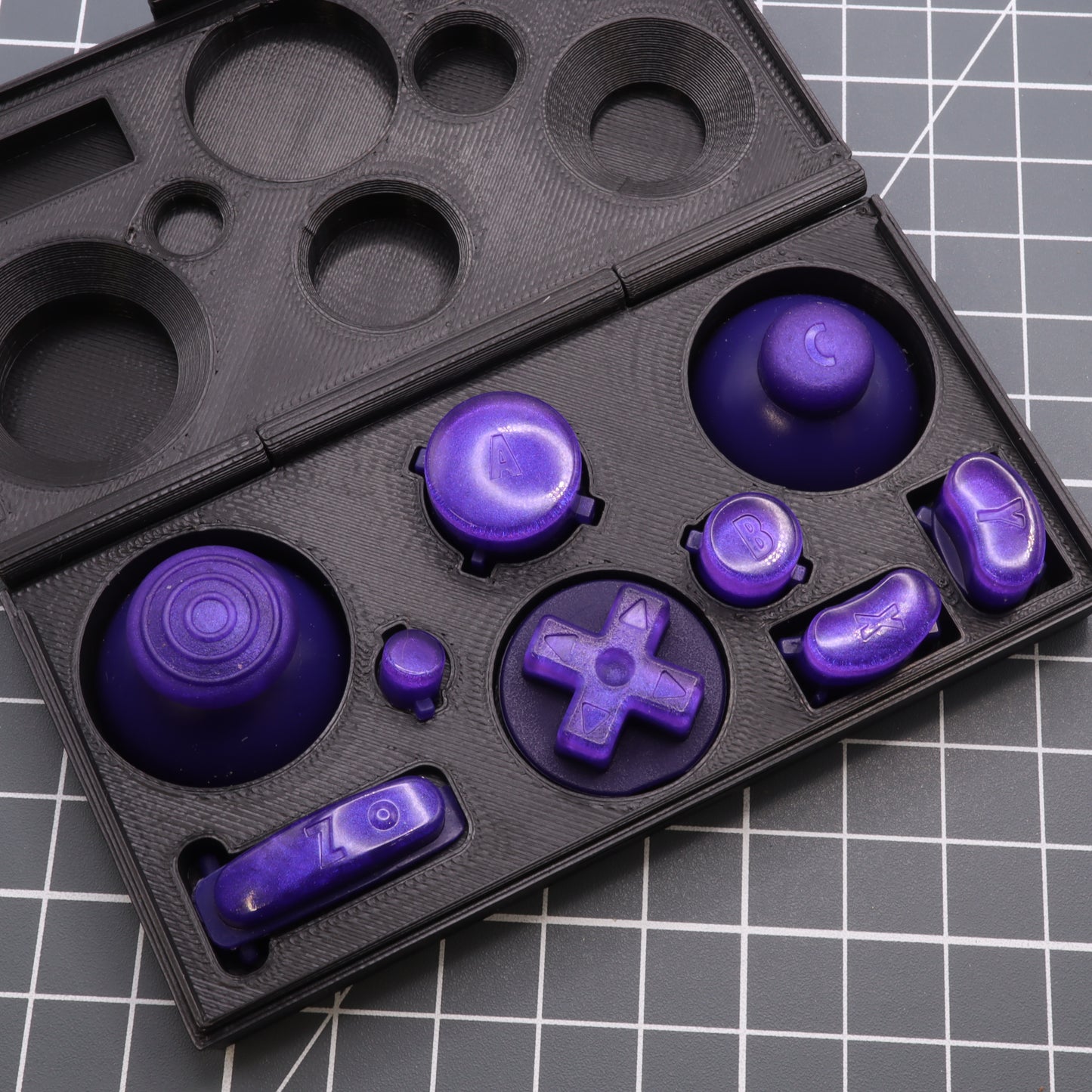 GameCube - Custom Button - Grape Candy
