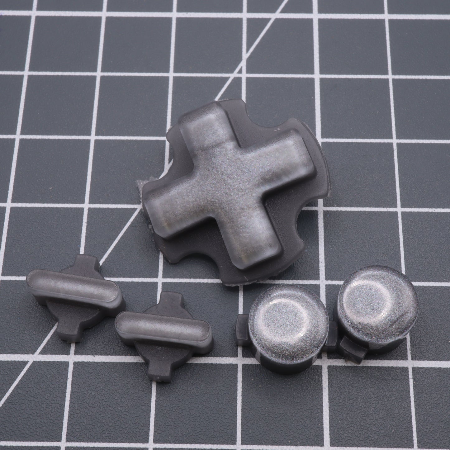 Modretro Chromatic - Custom Button - Metallic Silver