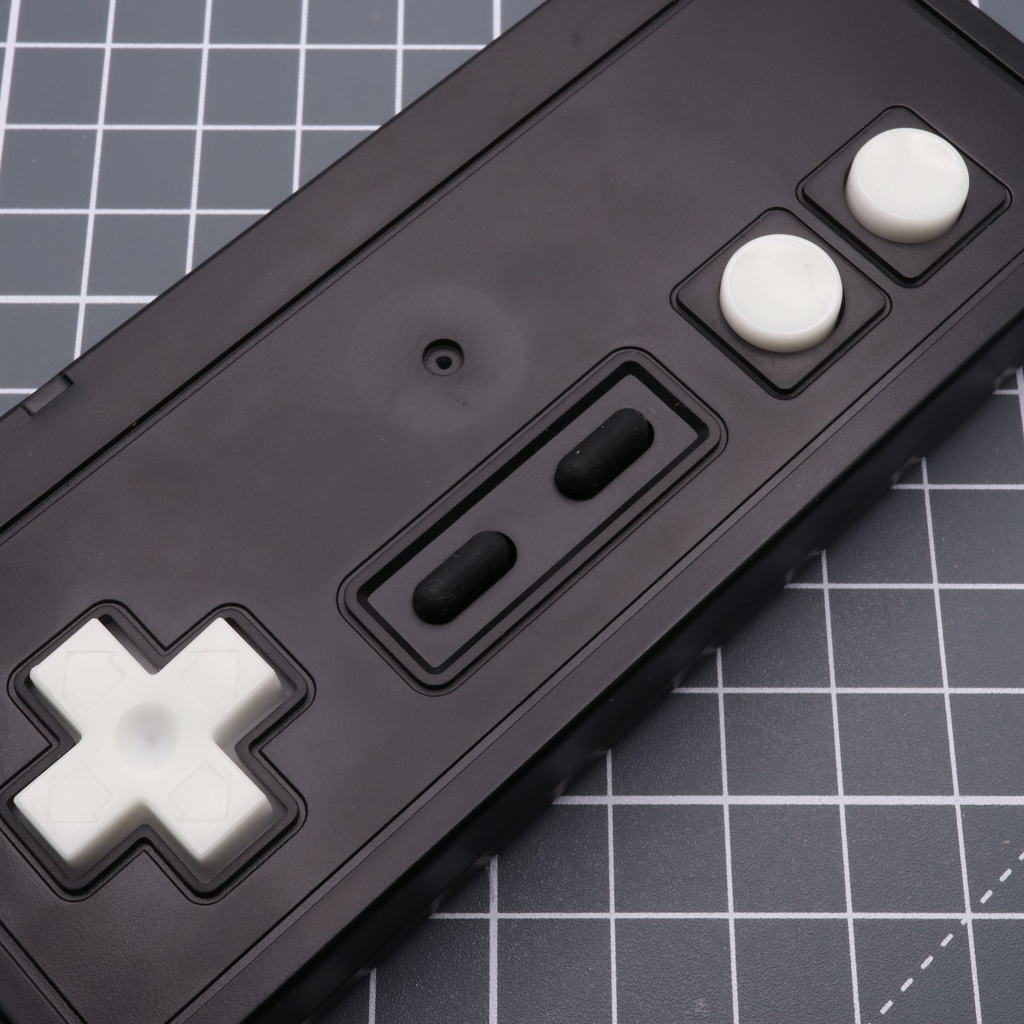 Nintendo NES - Custom Button - GITD Green
