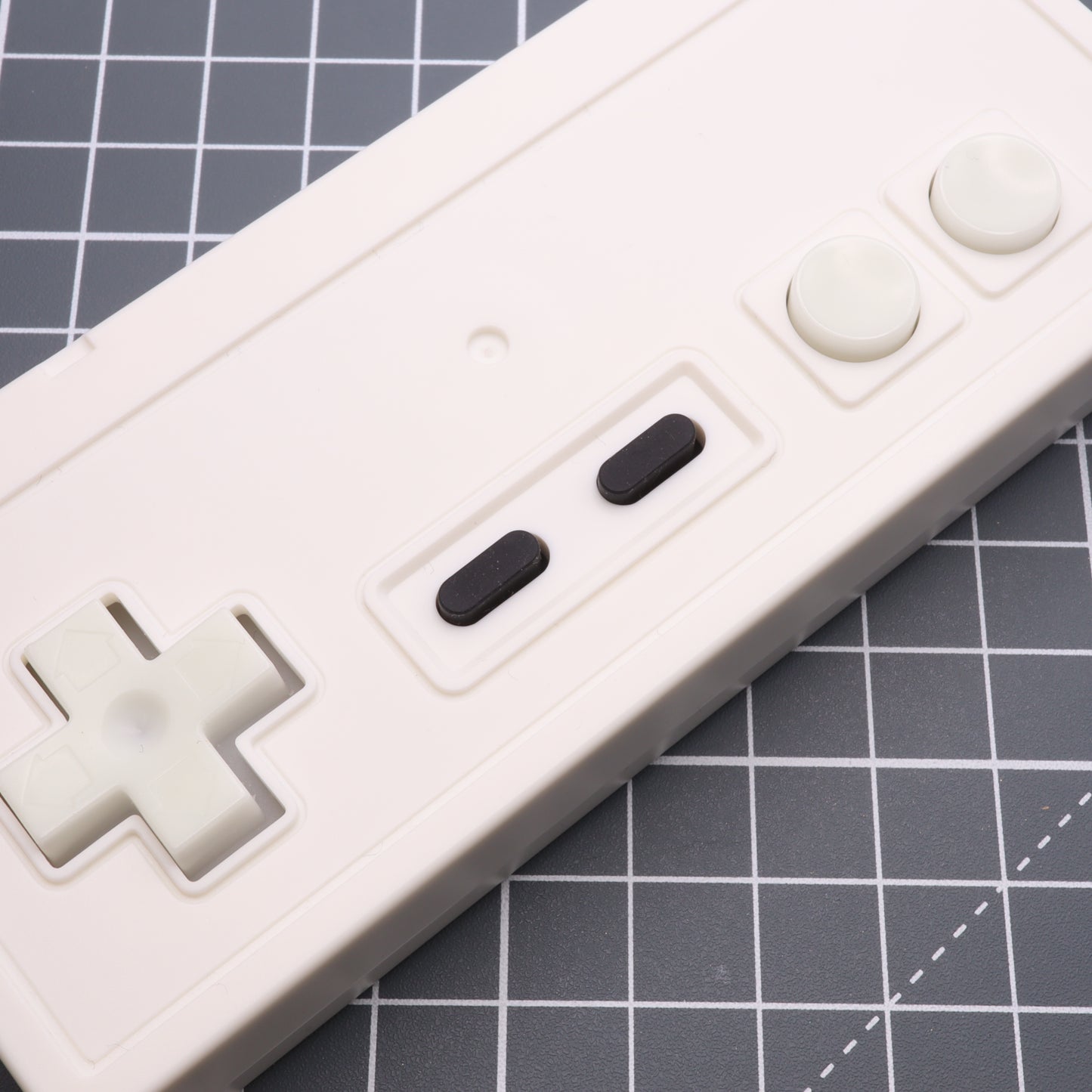 Nintendo NES - Custom Button - GITD Green