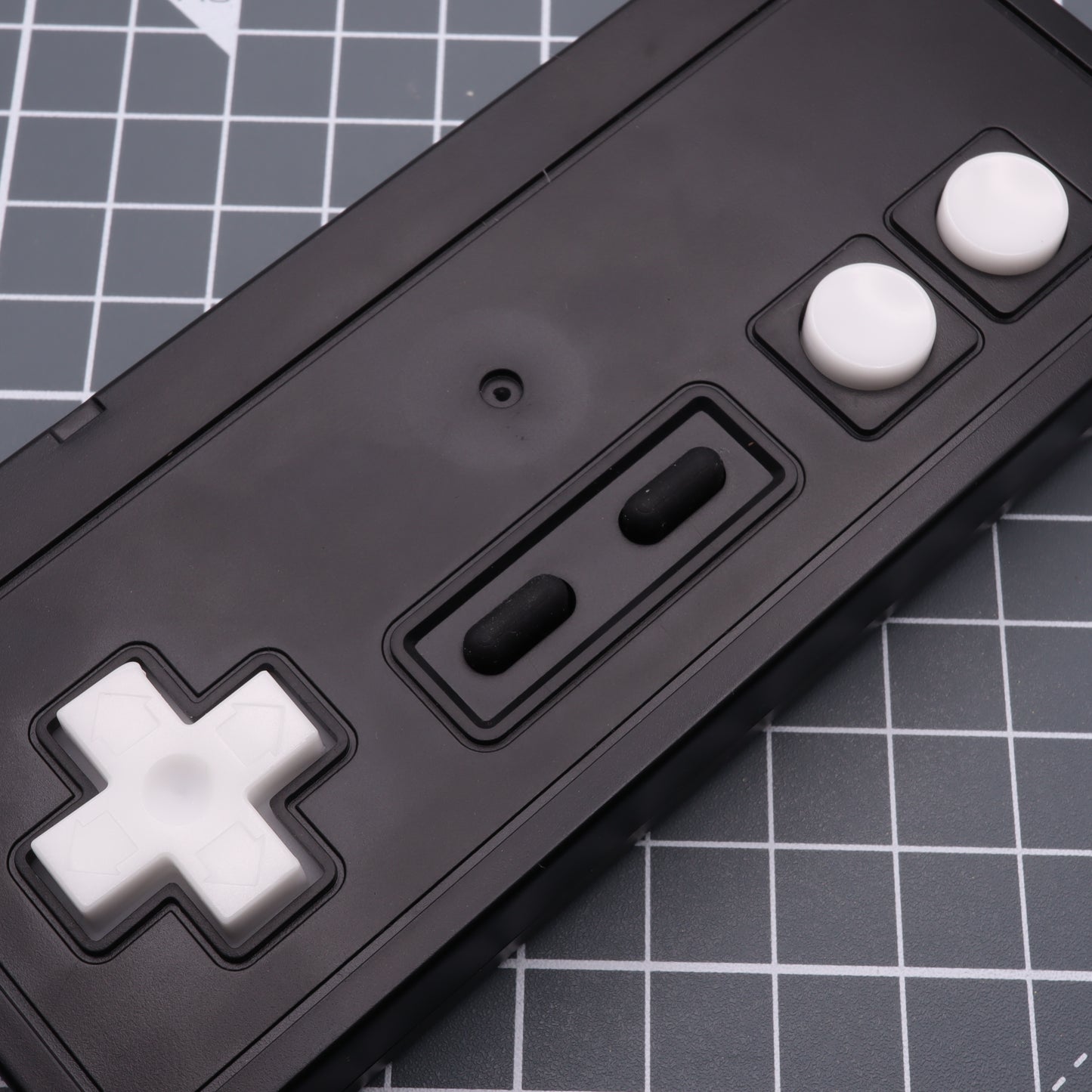 Nintendo NES - Custom Button - GITD Blue