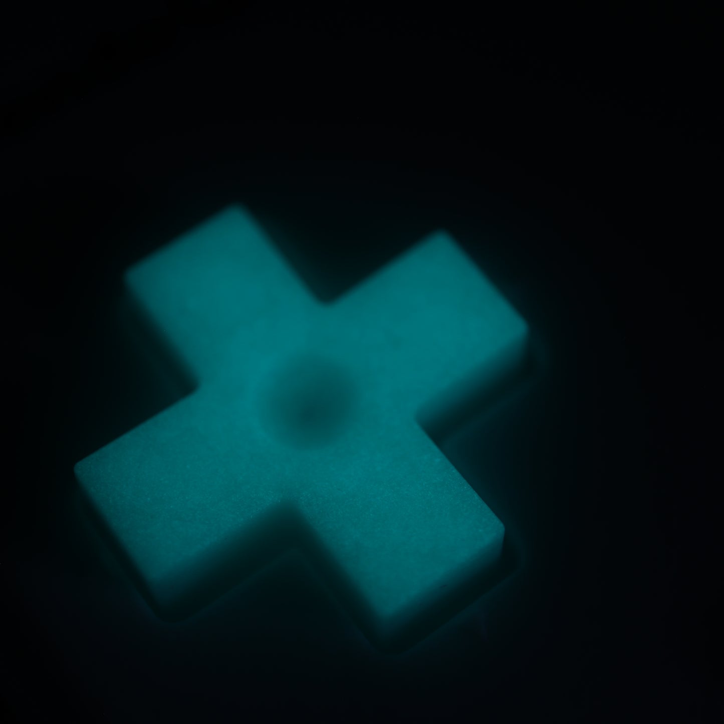 Nintendo NES - Custom Button - GITD Aqua