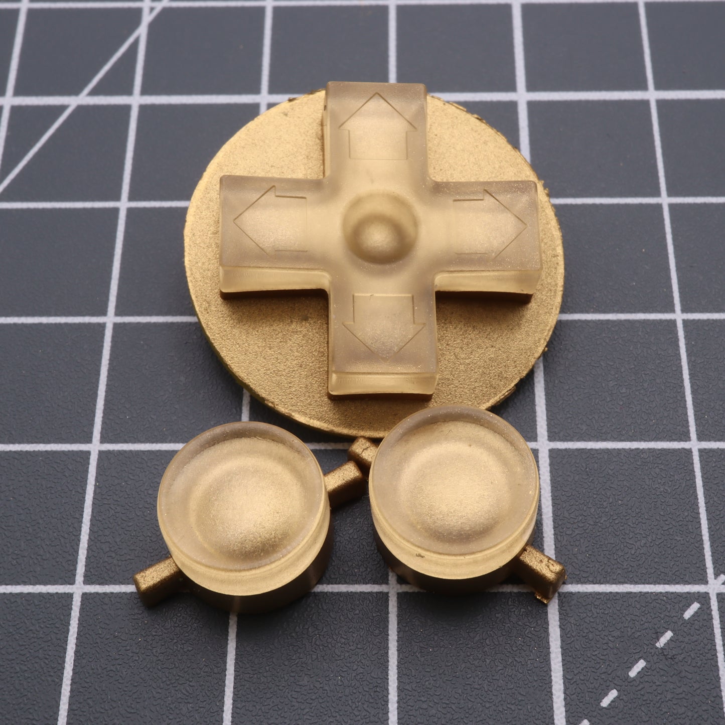 Nintendo NES - Custom Button - Metallic Gold