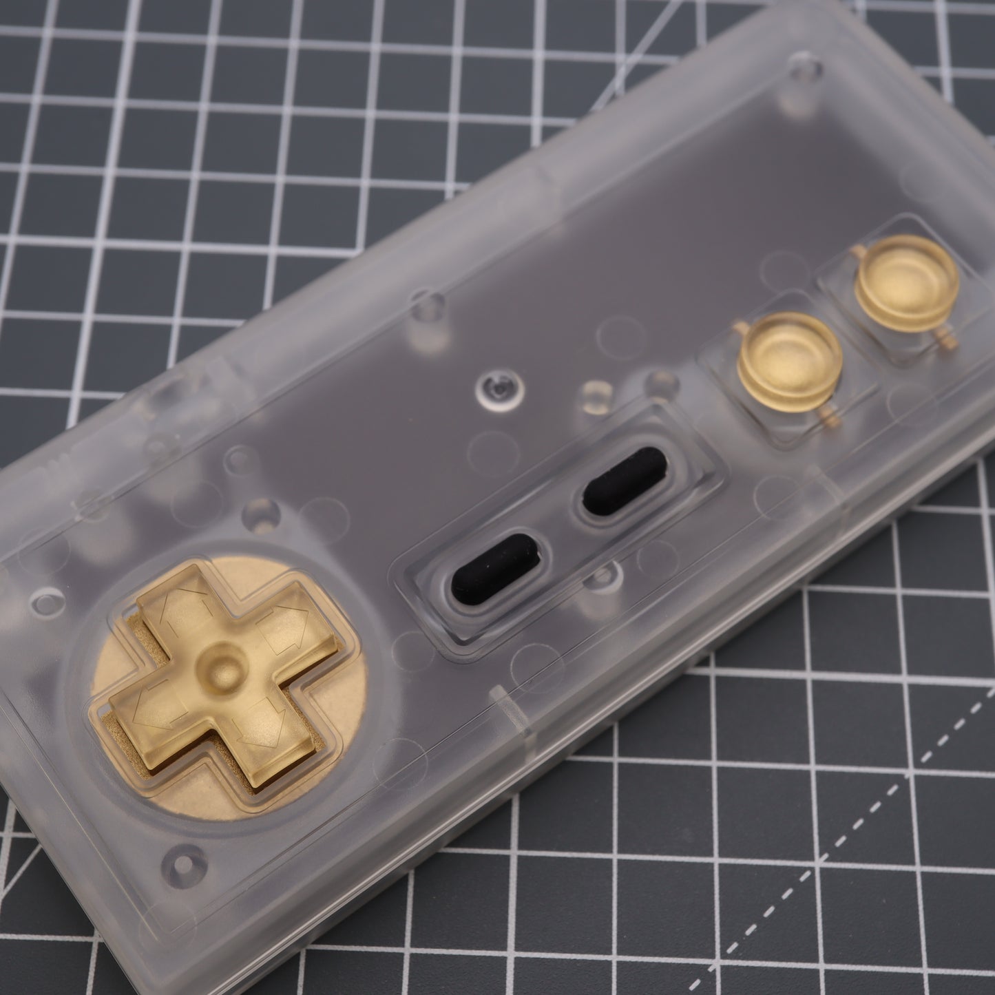 Nintendo NES - Custom Button - Metallic Gold
