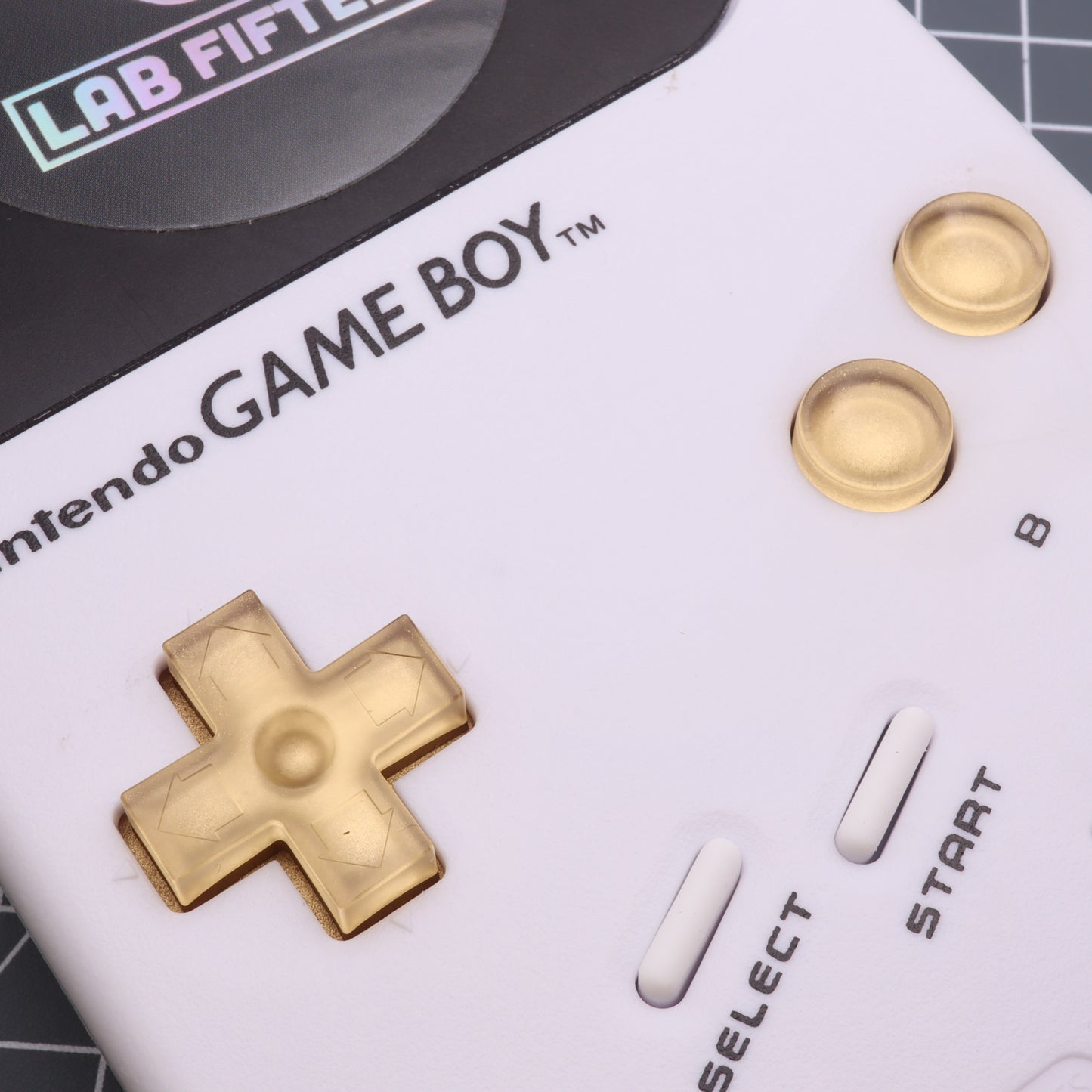 Nintendo NES - Custom Button - Metallic Gold