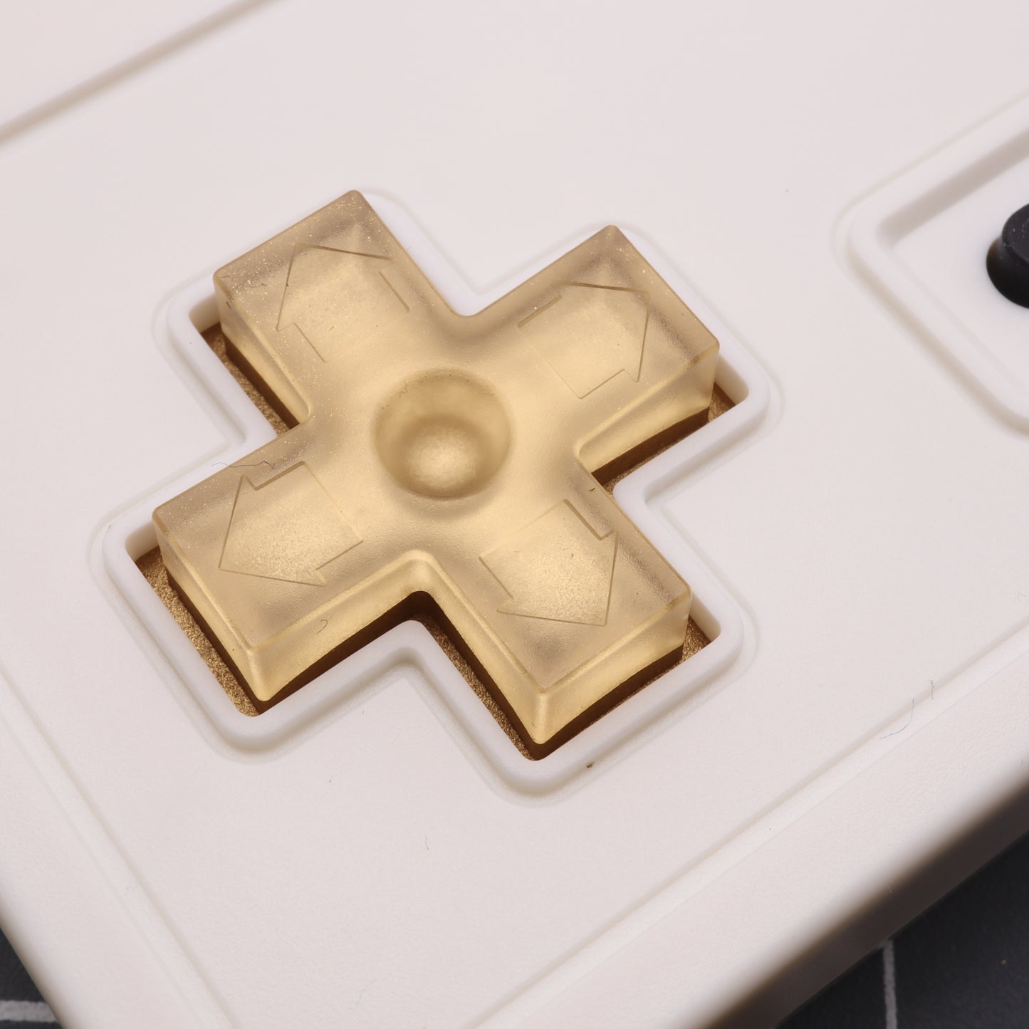 Nintendo NES - Custom Button - Metallic Gold