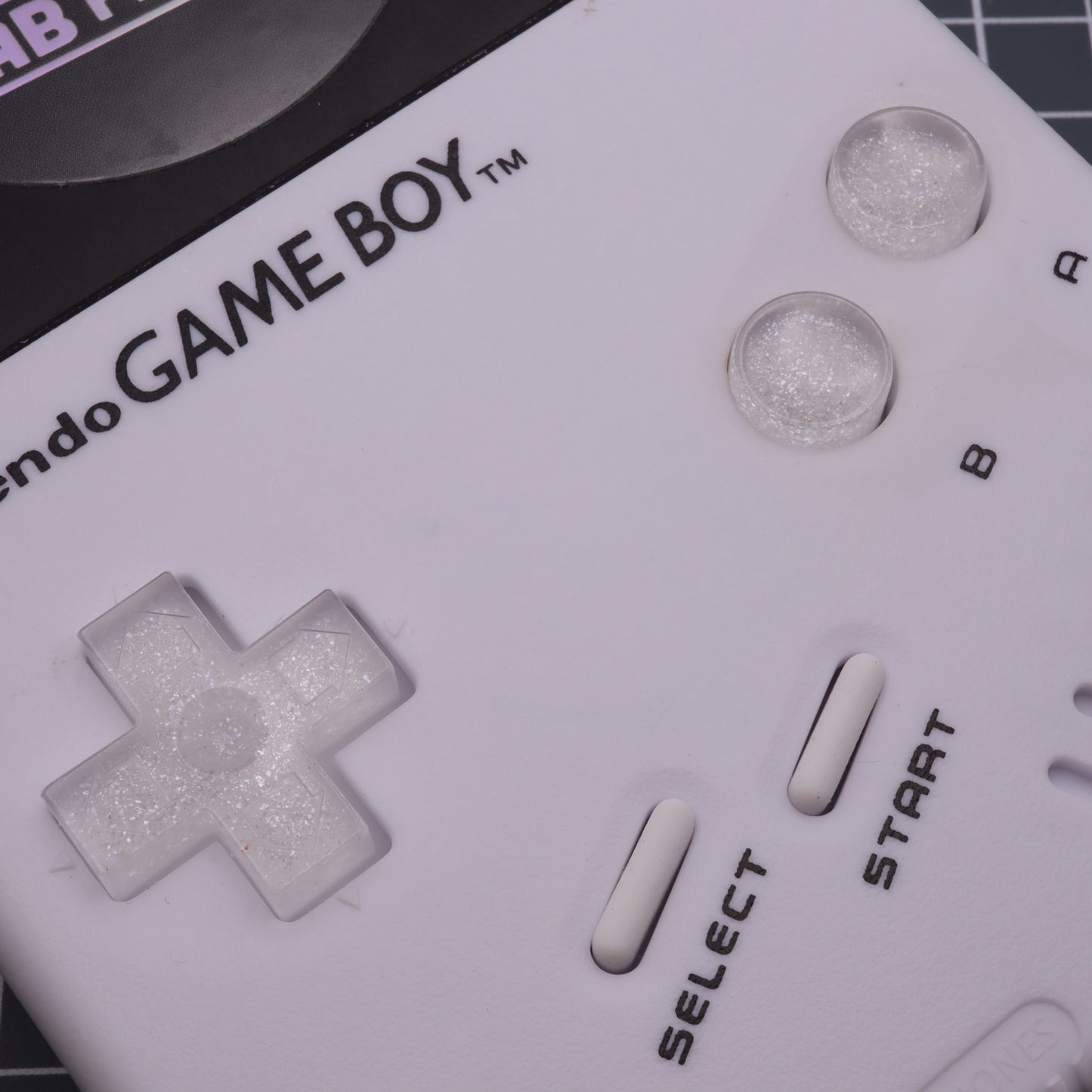 Nintendo NES - Custom Button - Pearl White