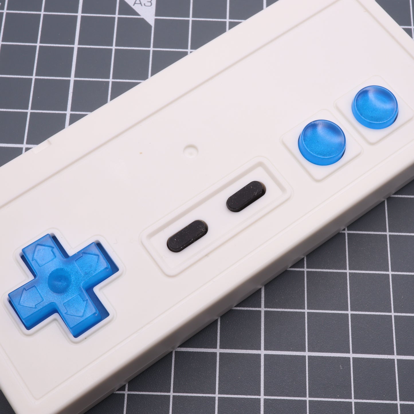 Nintendo NES - Custom Button - Blueberry Candy