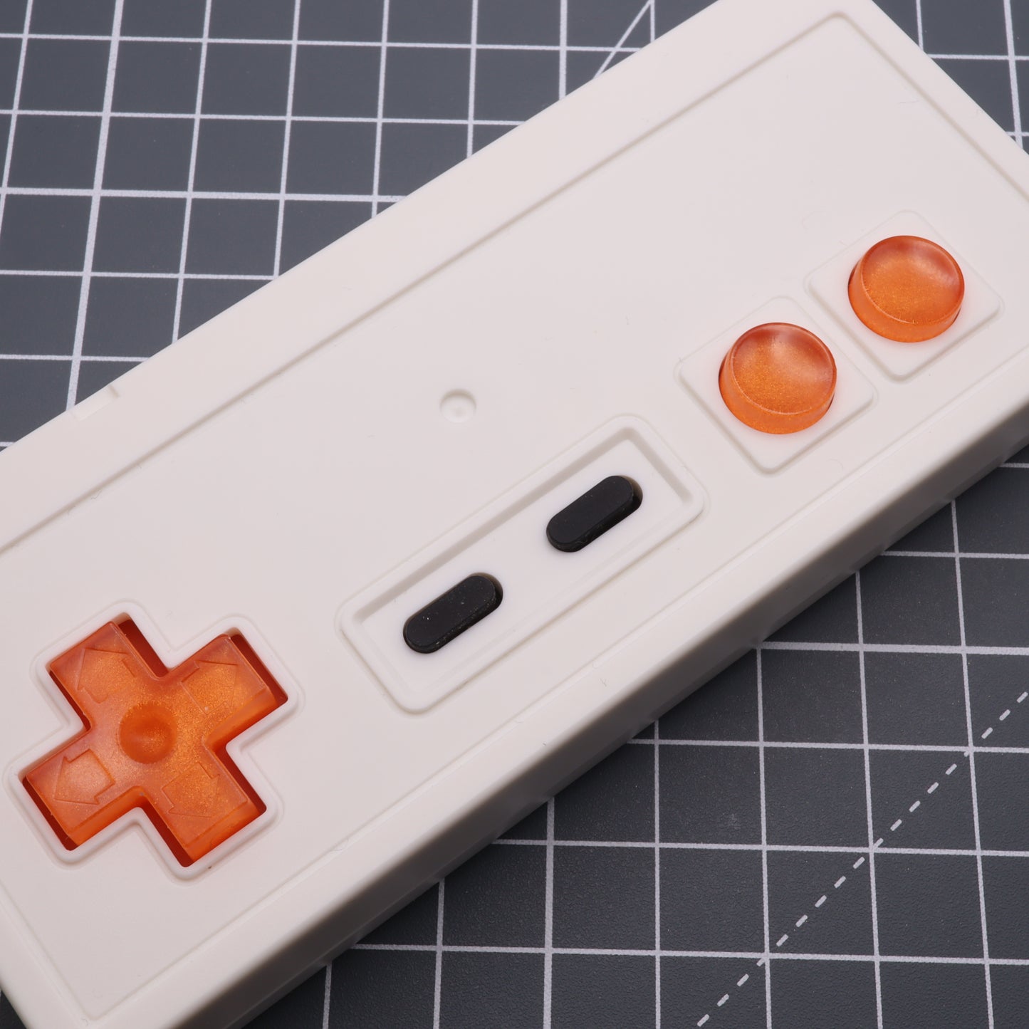 Nintendo NES - Custom Button - Orange Candy