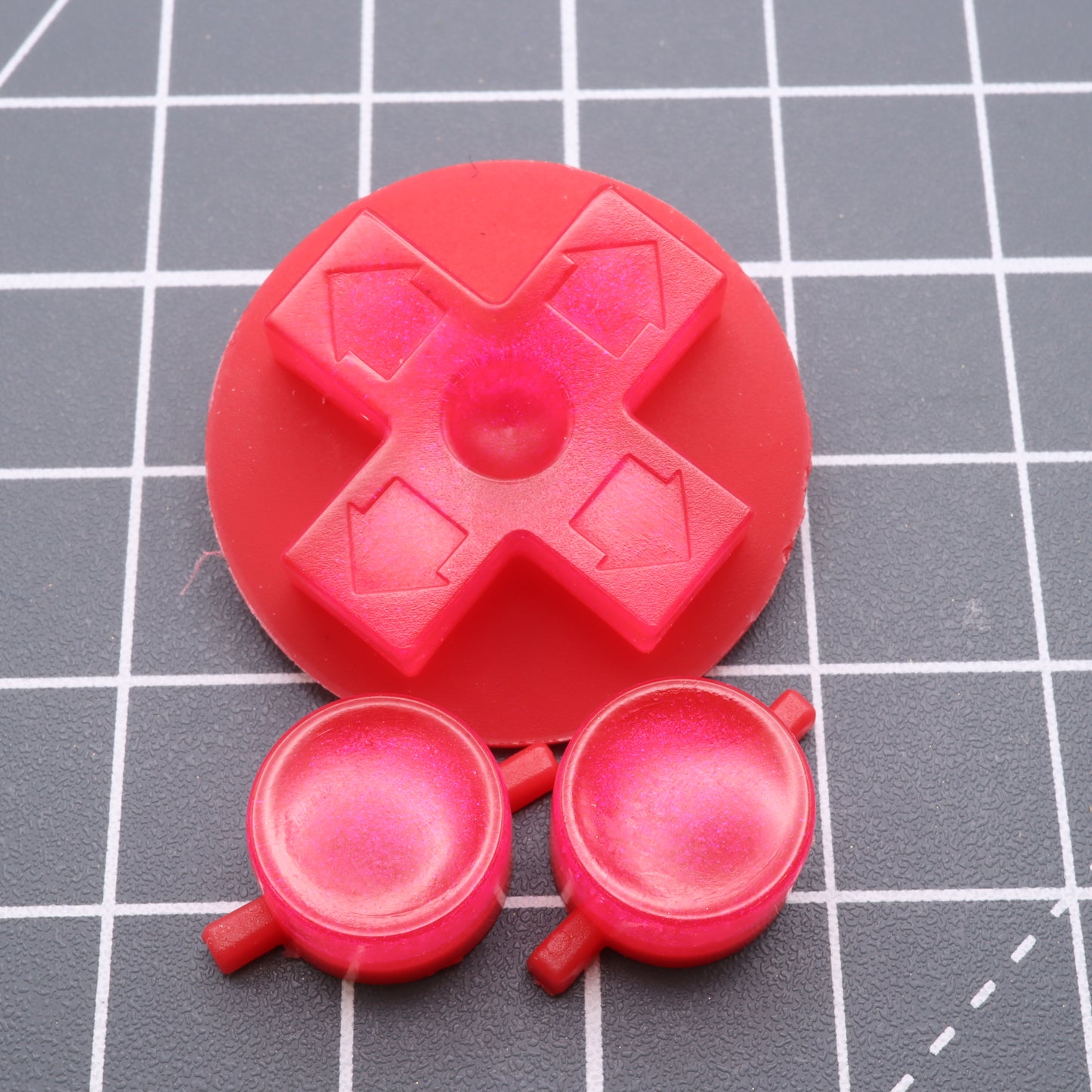Nintendo NES - Custom Button - Raspberry Candy