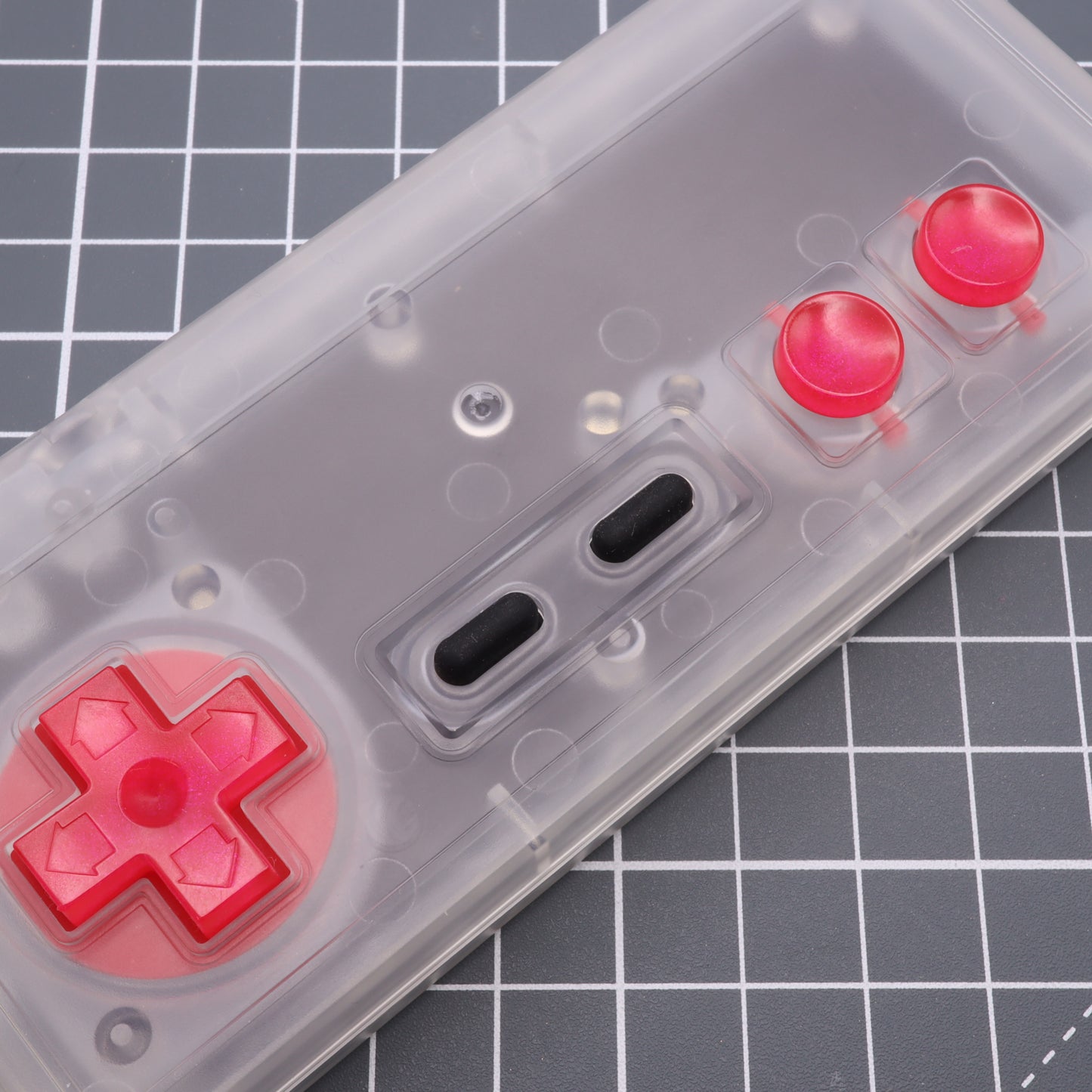 Nintendo NES - Custom Button - Raspberry Candy