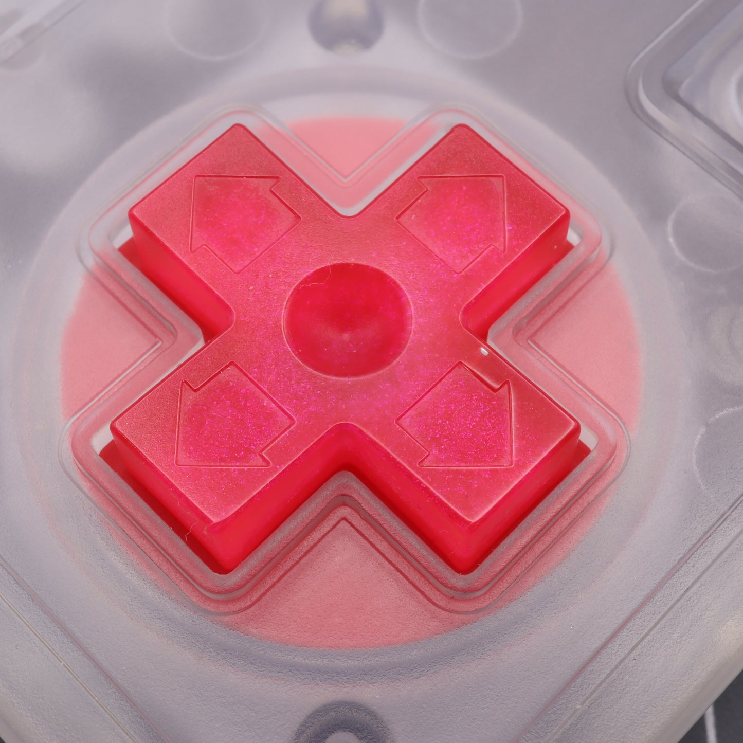 Nintendo NES - Custom Button - Raspberry Candy