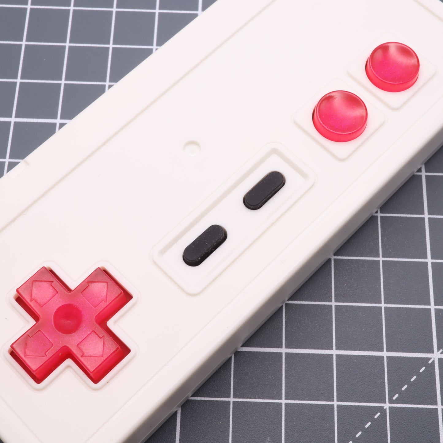 Nintendo NES - Custom Button - Raspberry Candy