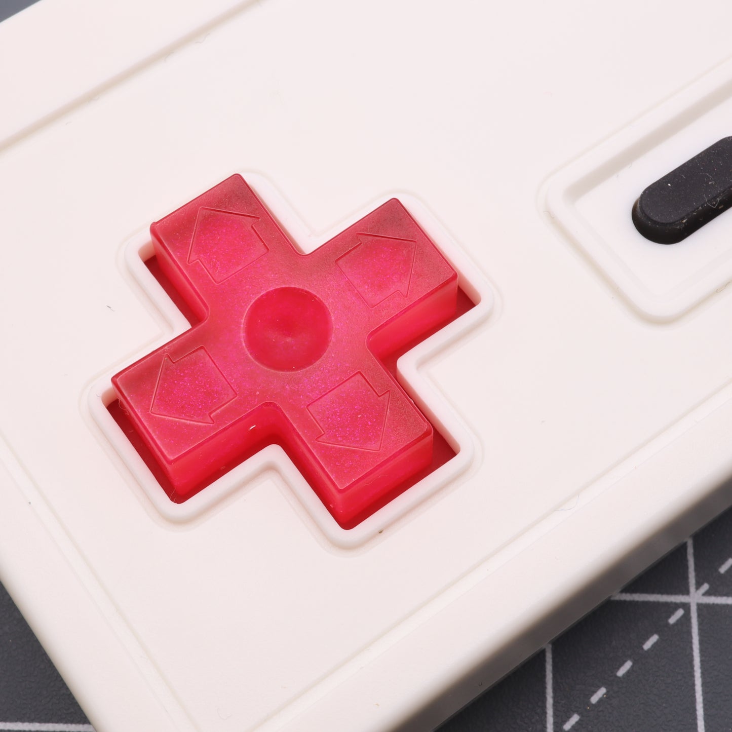 Nintendo NES - Custom Button - Raspberry Candy