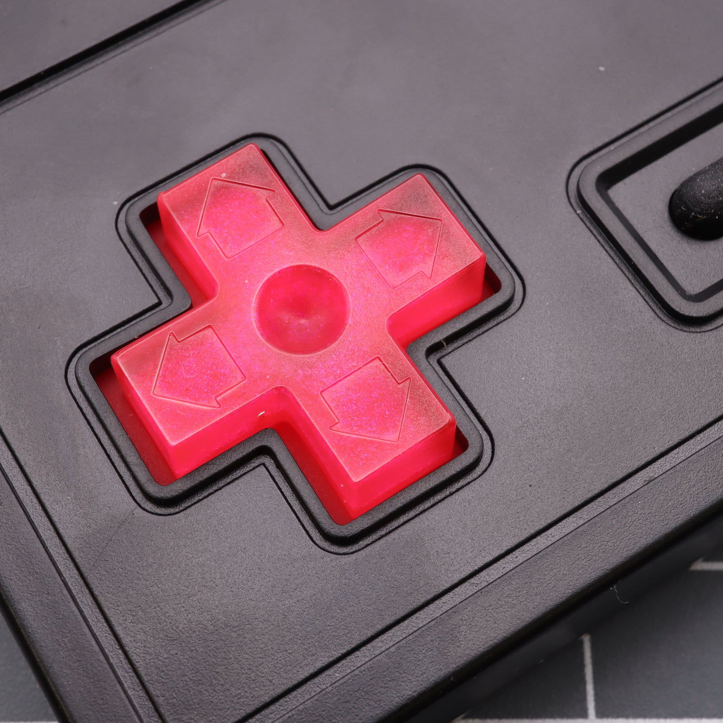 Nintendo NES - Custom Button - Raspberry Candy