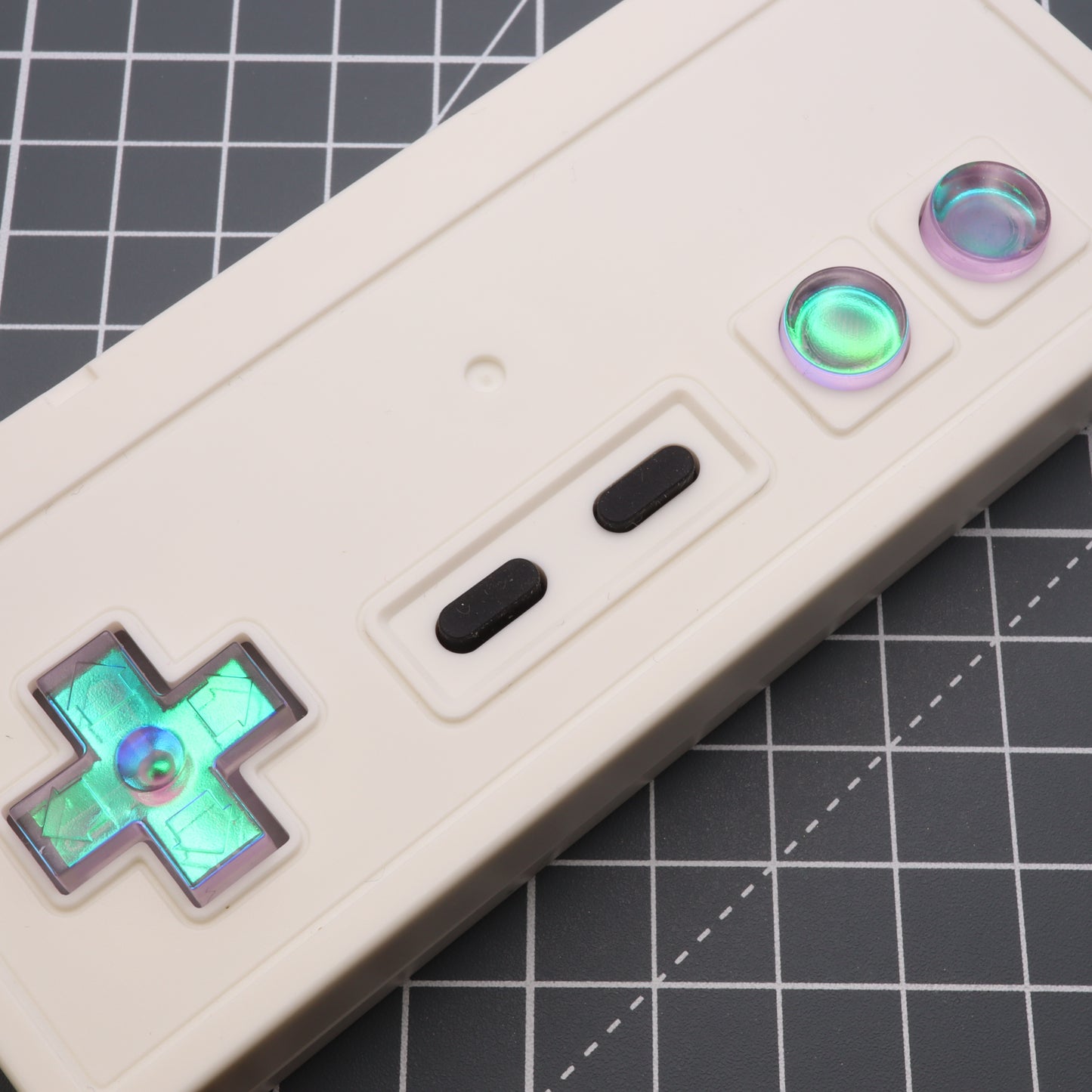 Nintendo NES - Custom Button - Cool Opal