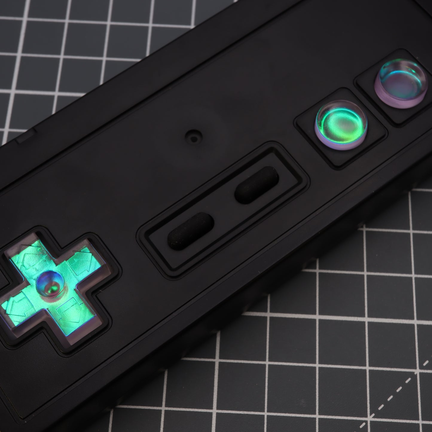 Nintendo NES - Custom Button - Cool Opal