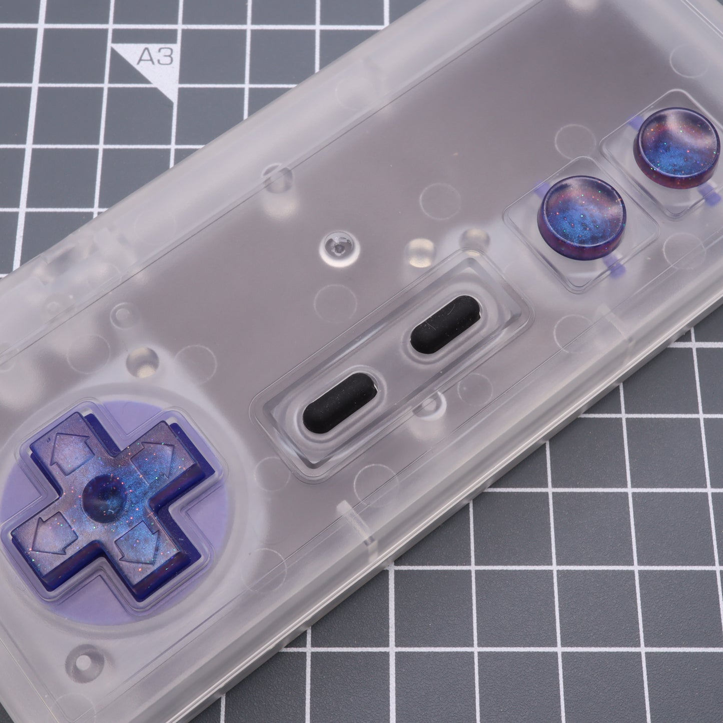 Nintendo NES - Custom Button - Cosmic Blue