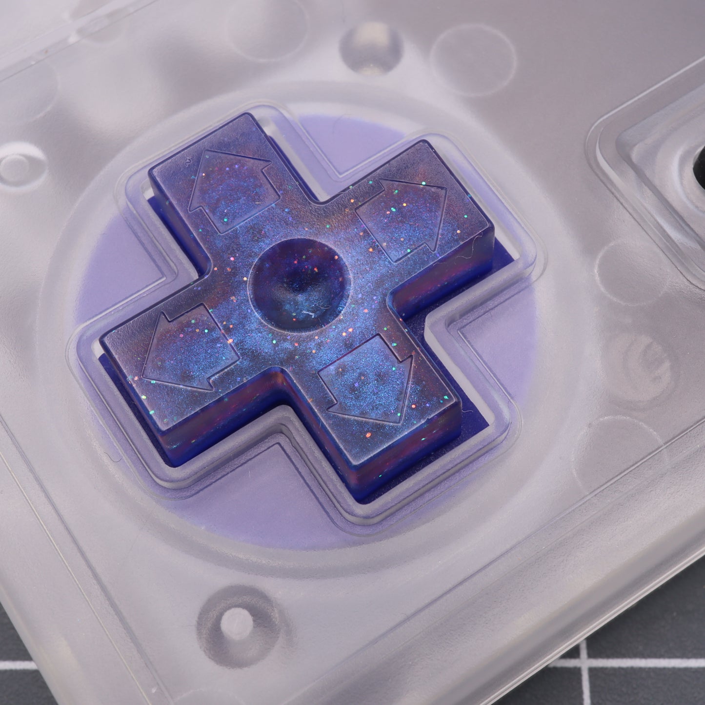 Nintendo NES - Custom Button - Cosmic Blue