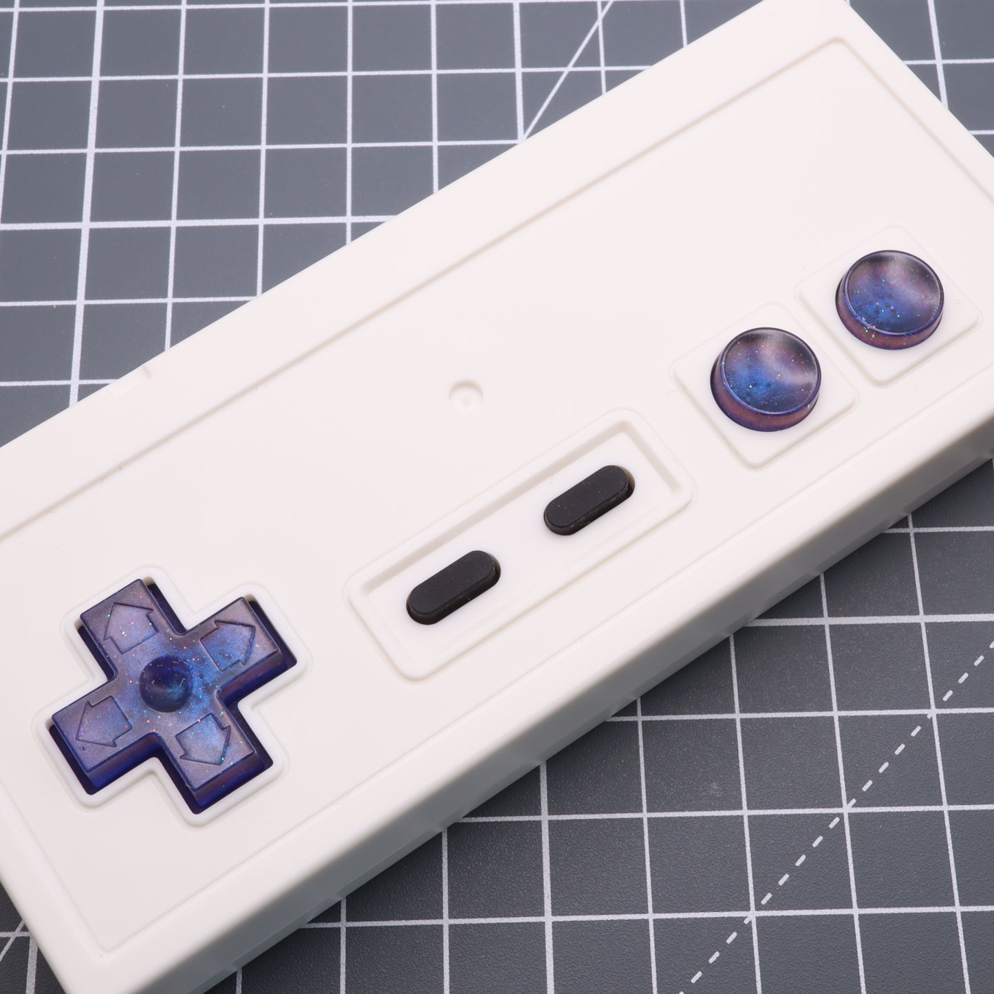 Nintendo NES - Custom Button - Cosmic Blue