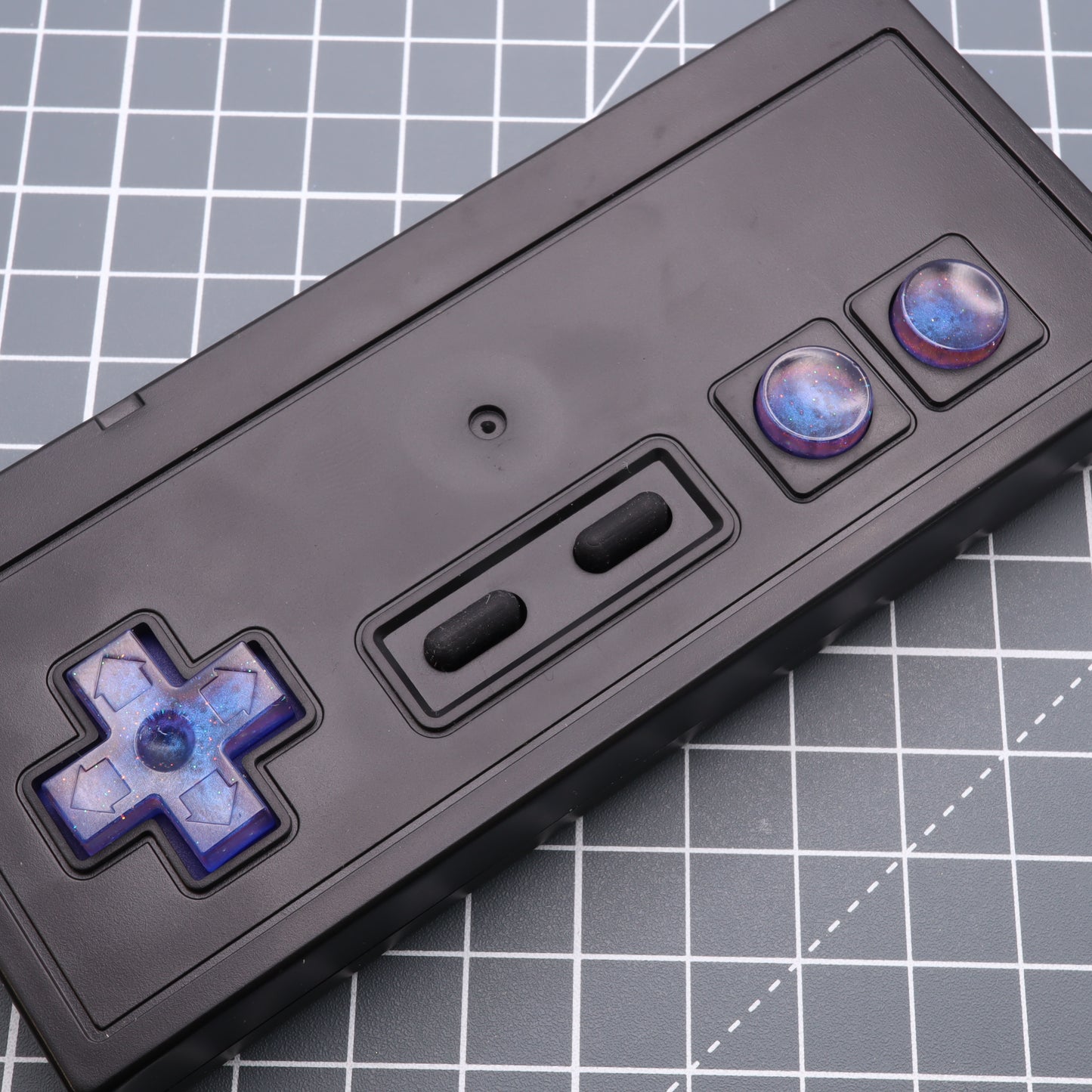 Nintendo NES - Custom Button - Cosmic Blue