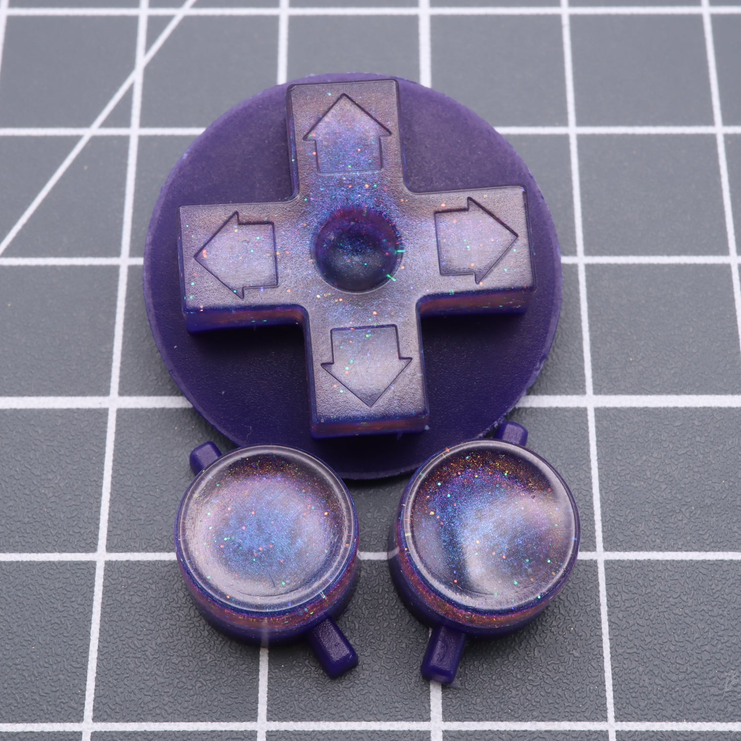 Nintendo NES - Custom Button - Cosmic Purple