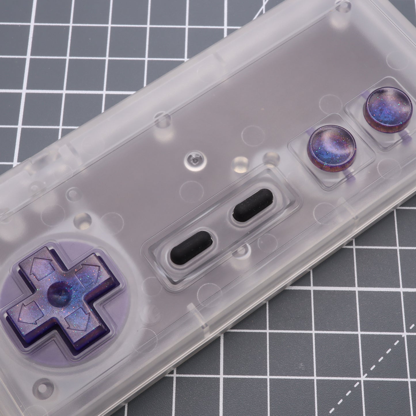 Nintendo NES - Custom Button - Cosmic Purple