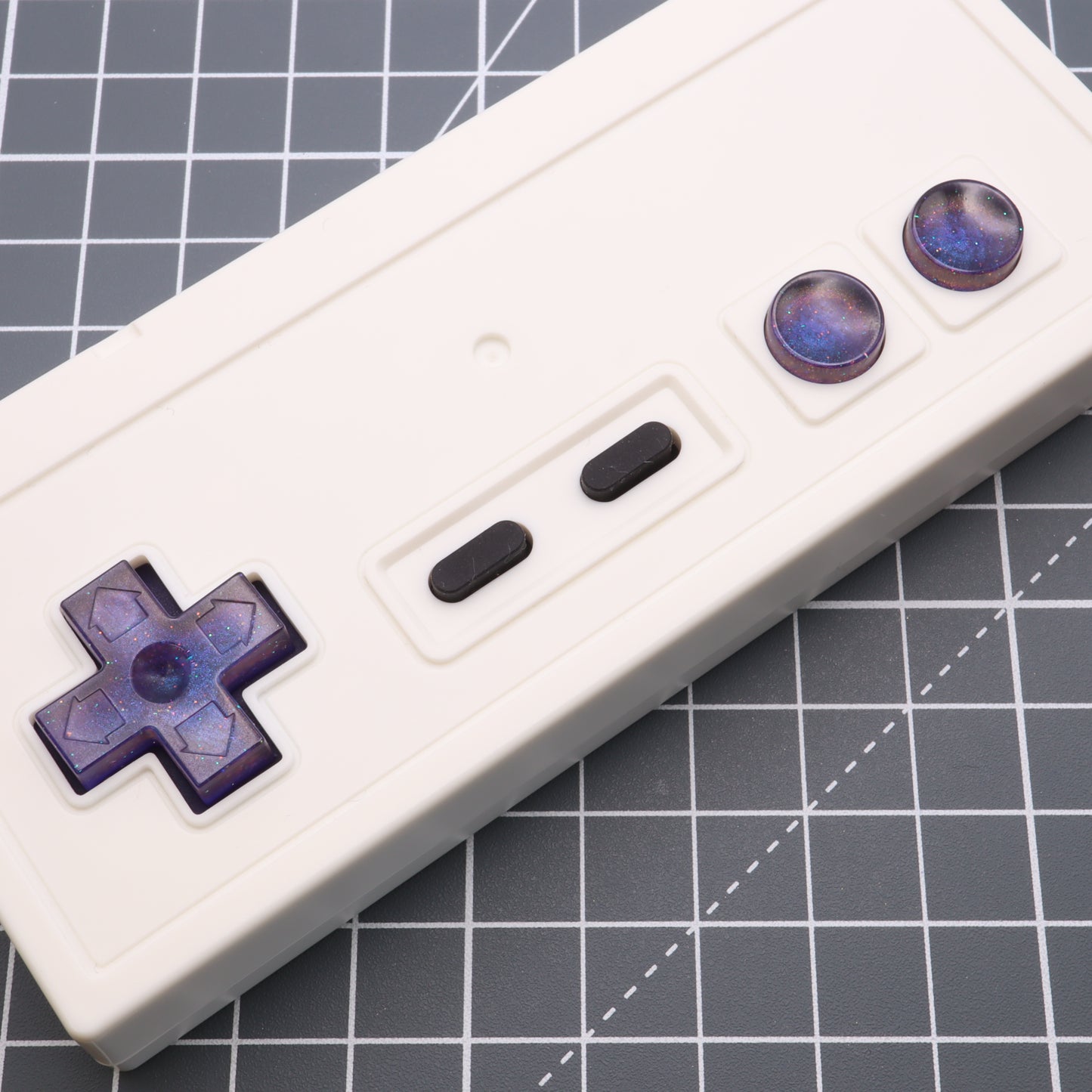 Nintendo NES - Custom Button - Cosmic Purple