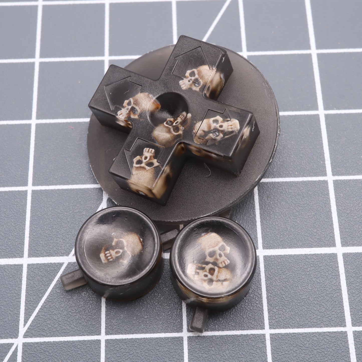 Nintendo NES - Custom Button - Skulls