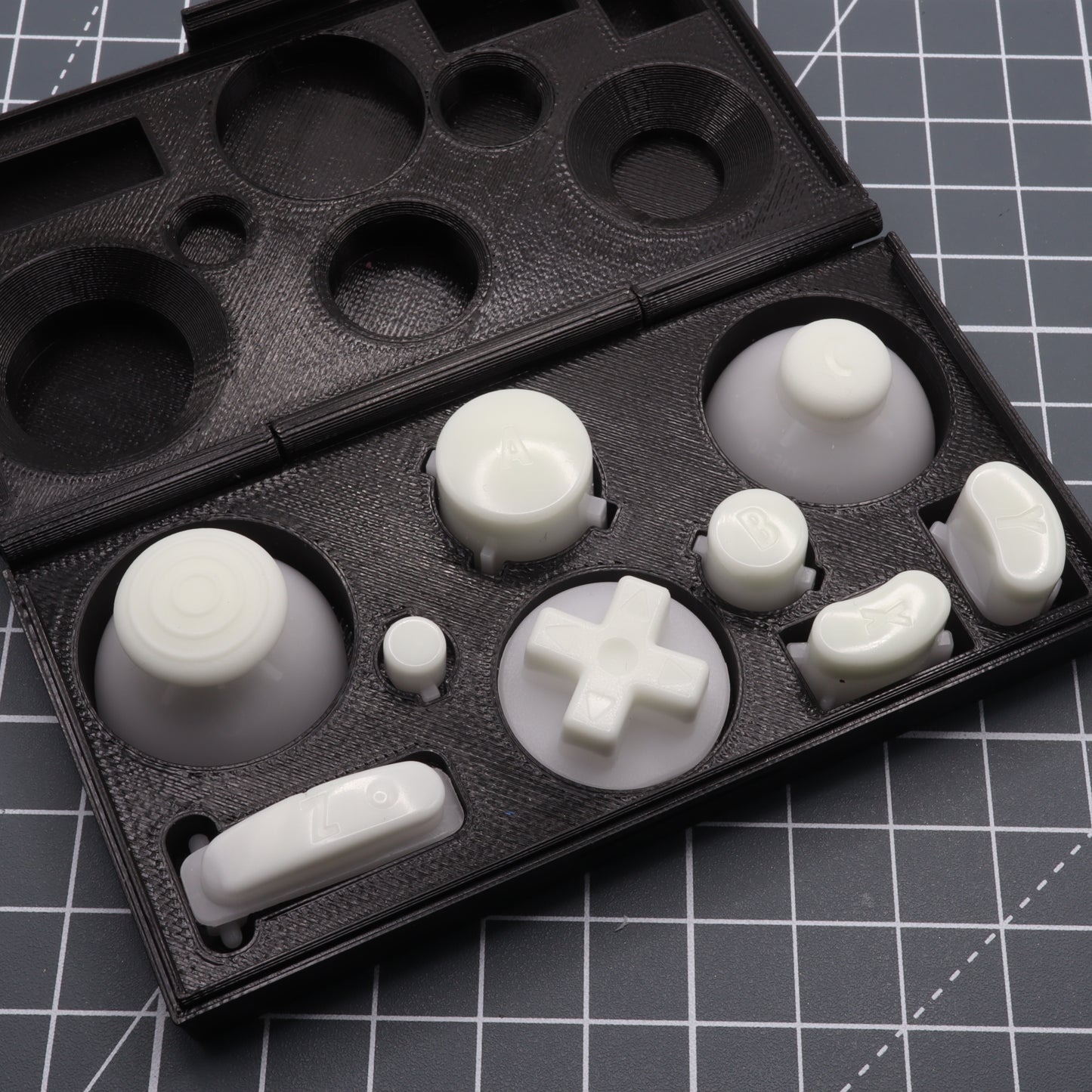 GameCube - Custom Button - GITD Green