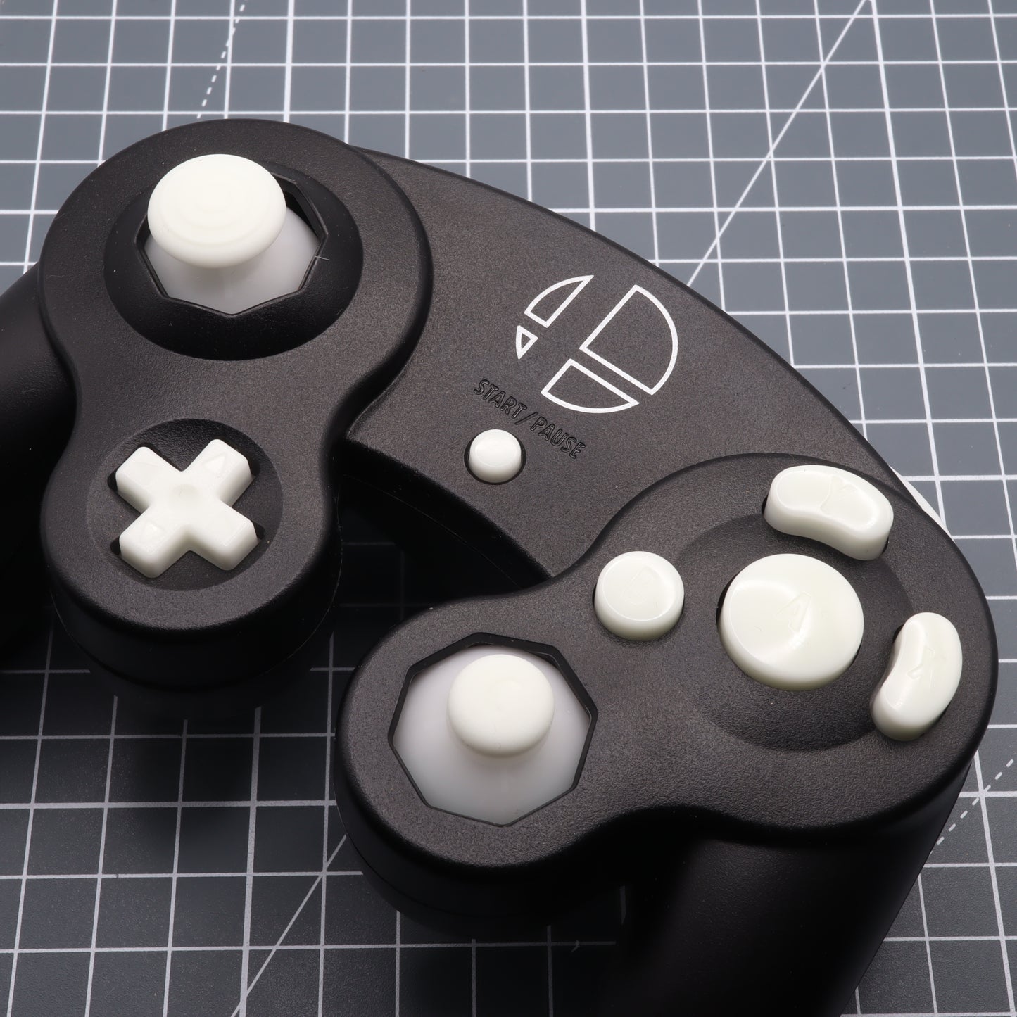 GameCube - Custom Button - GITD Green