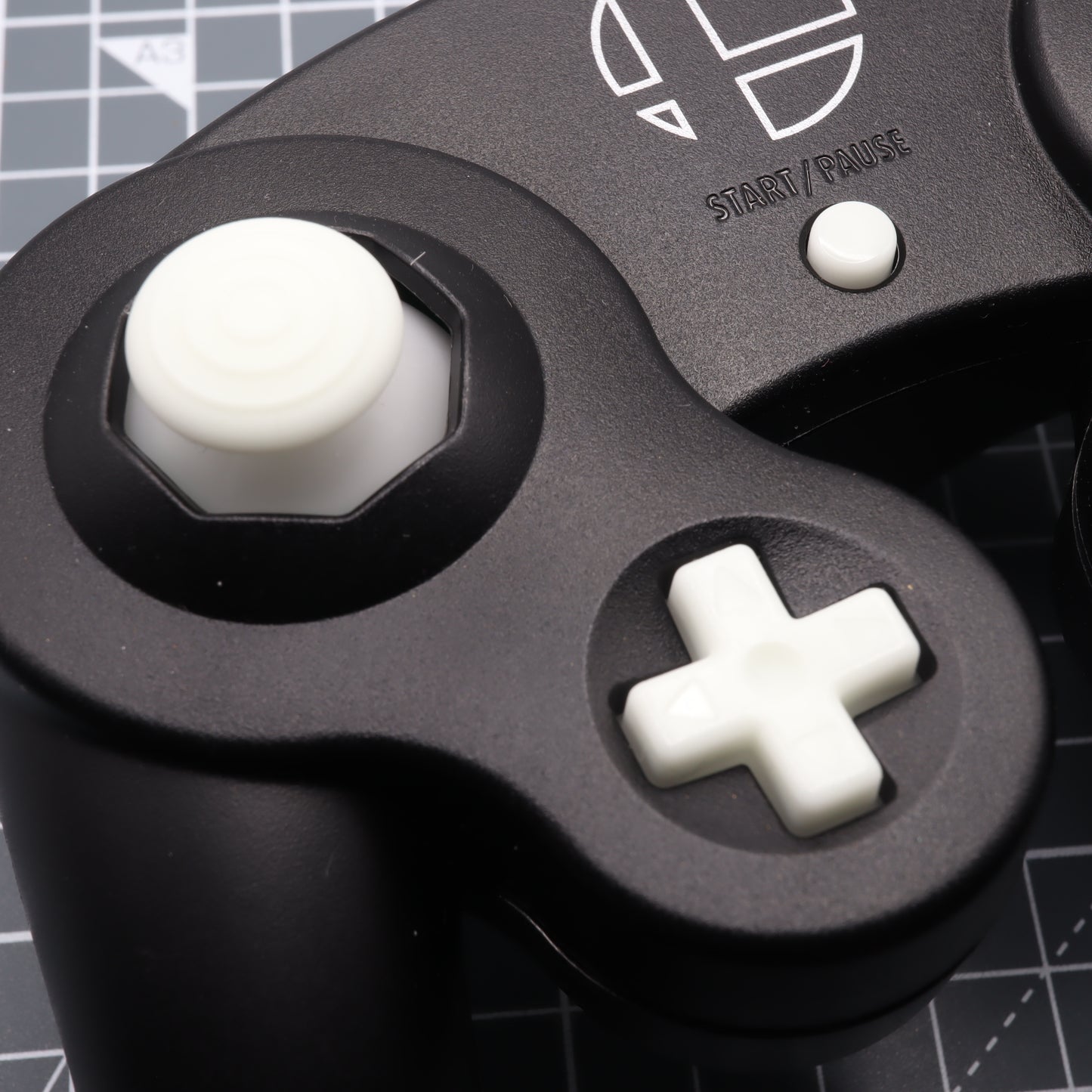 GameCube - Custom Button - GITD Green
