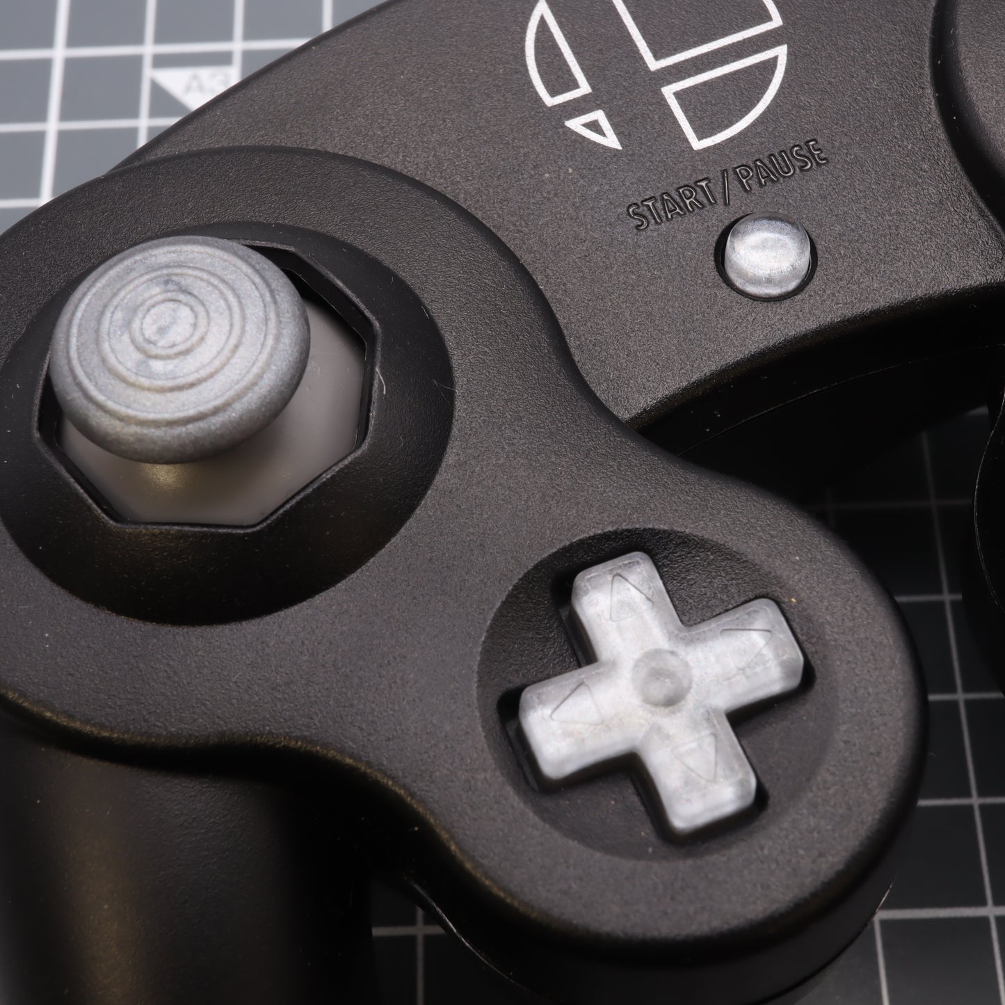 GameCube - Custom Button - Metallic Silver