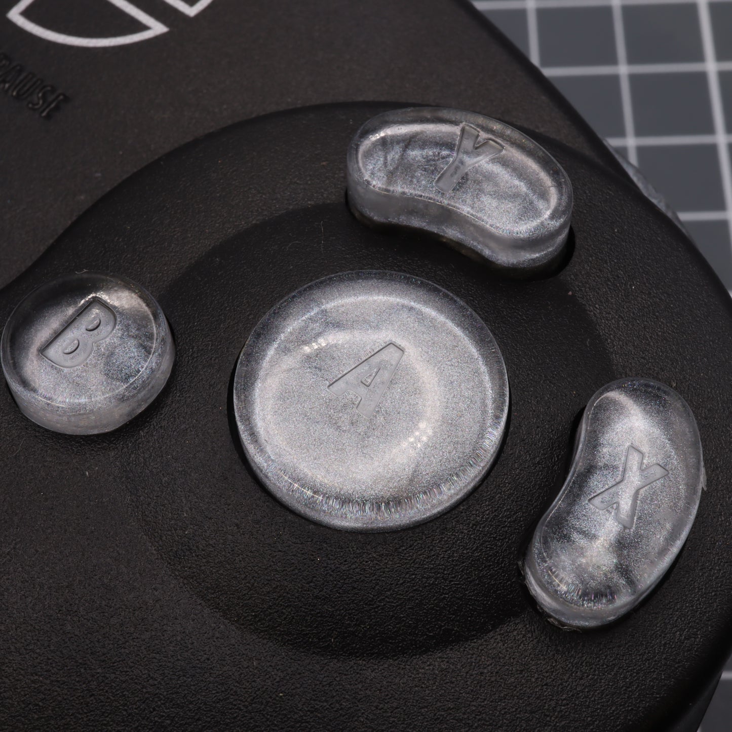 GameCube - Custom Button - Metallic Silver
